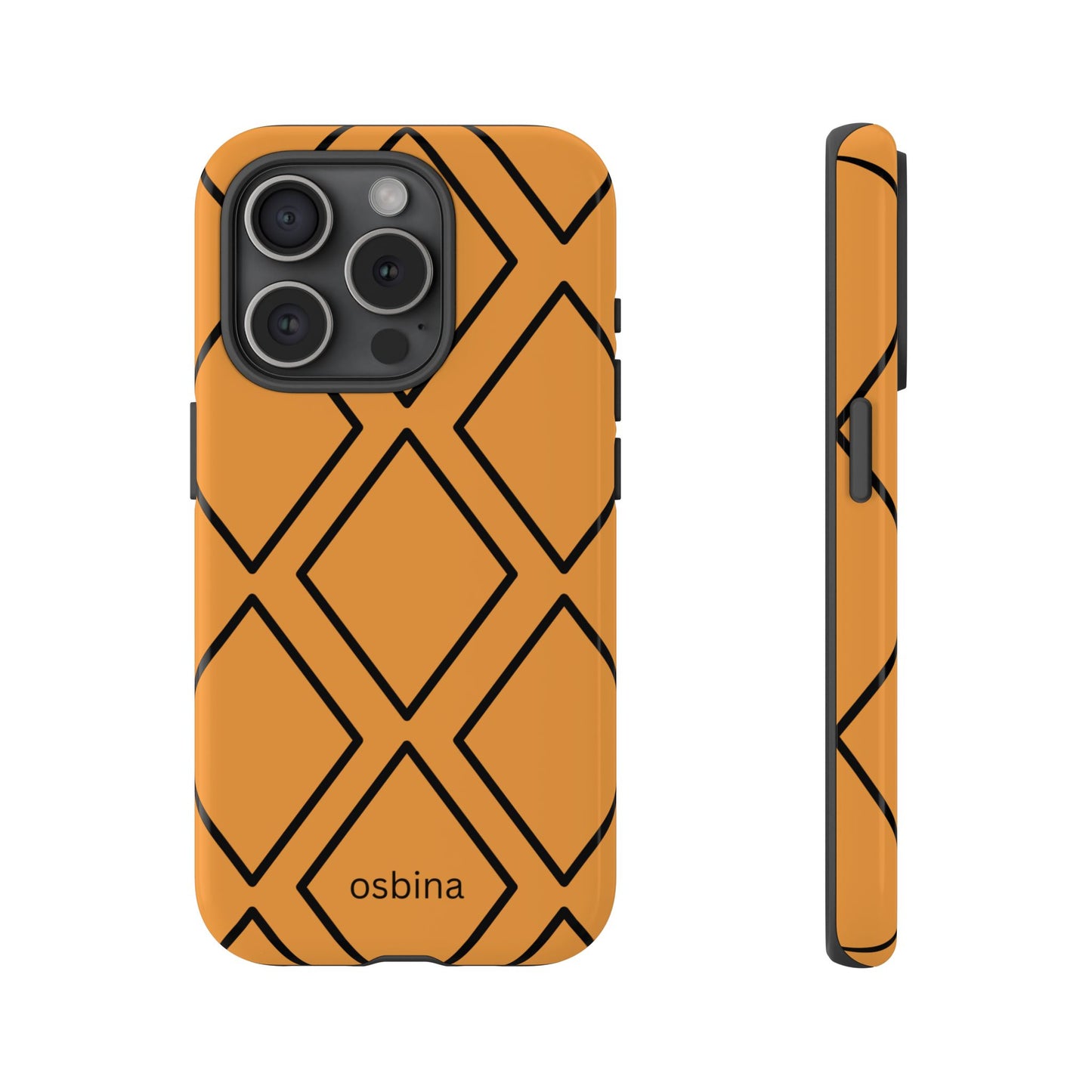 osbina | Diamonds Are Your Phone’s Best Friend — The Orange + Black Diamond Case | The Season Collective
