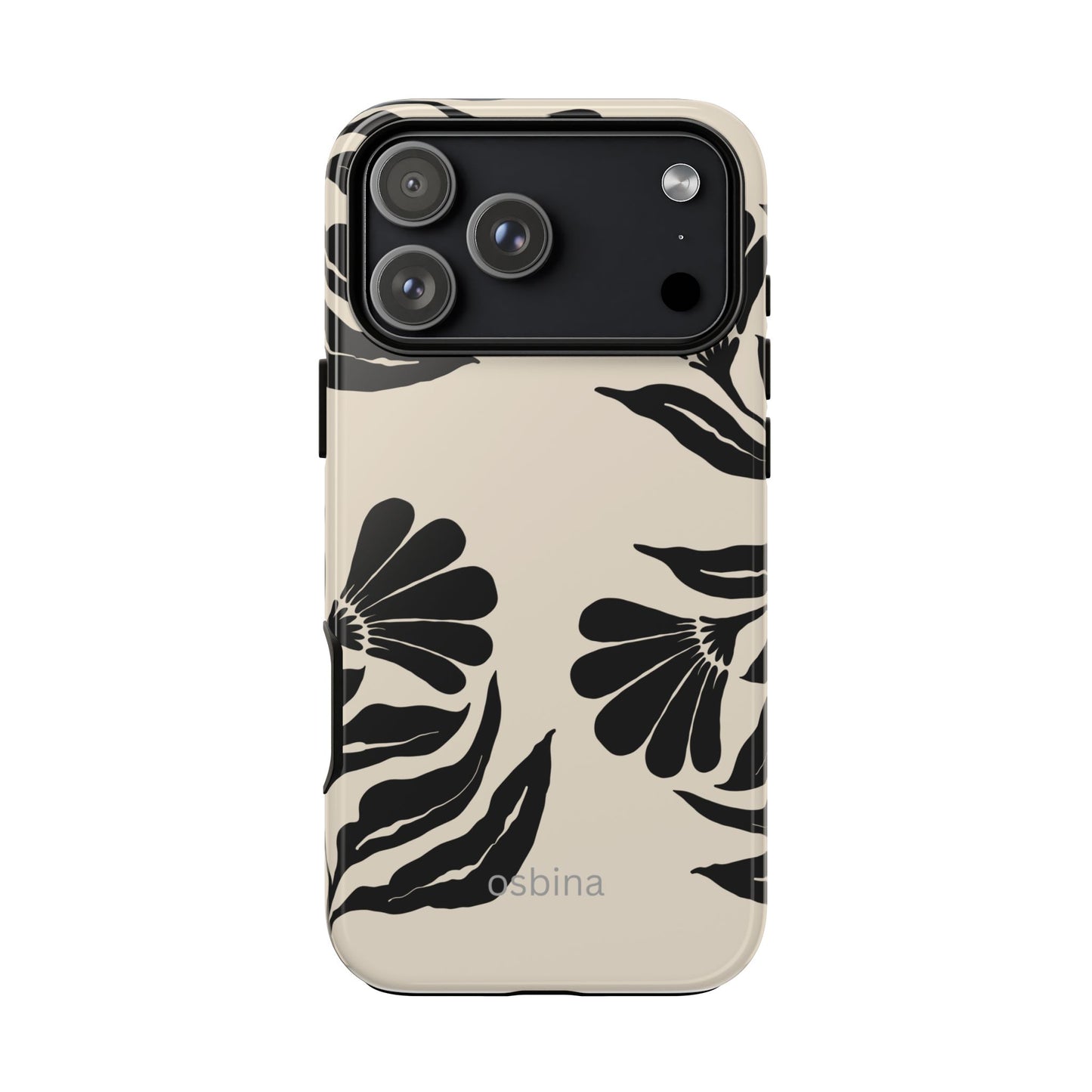 osbina | Obsidian Bloom Flower Phone Case | Modern Muse Collection