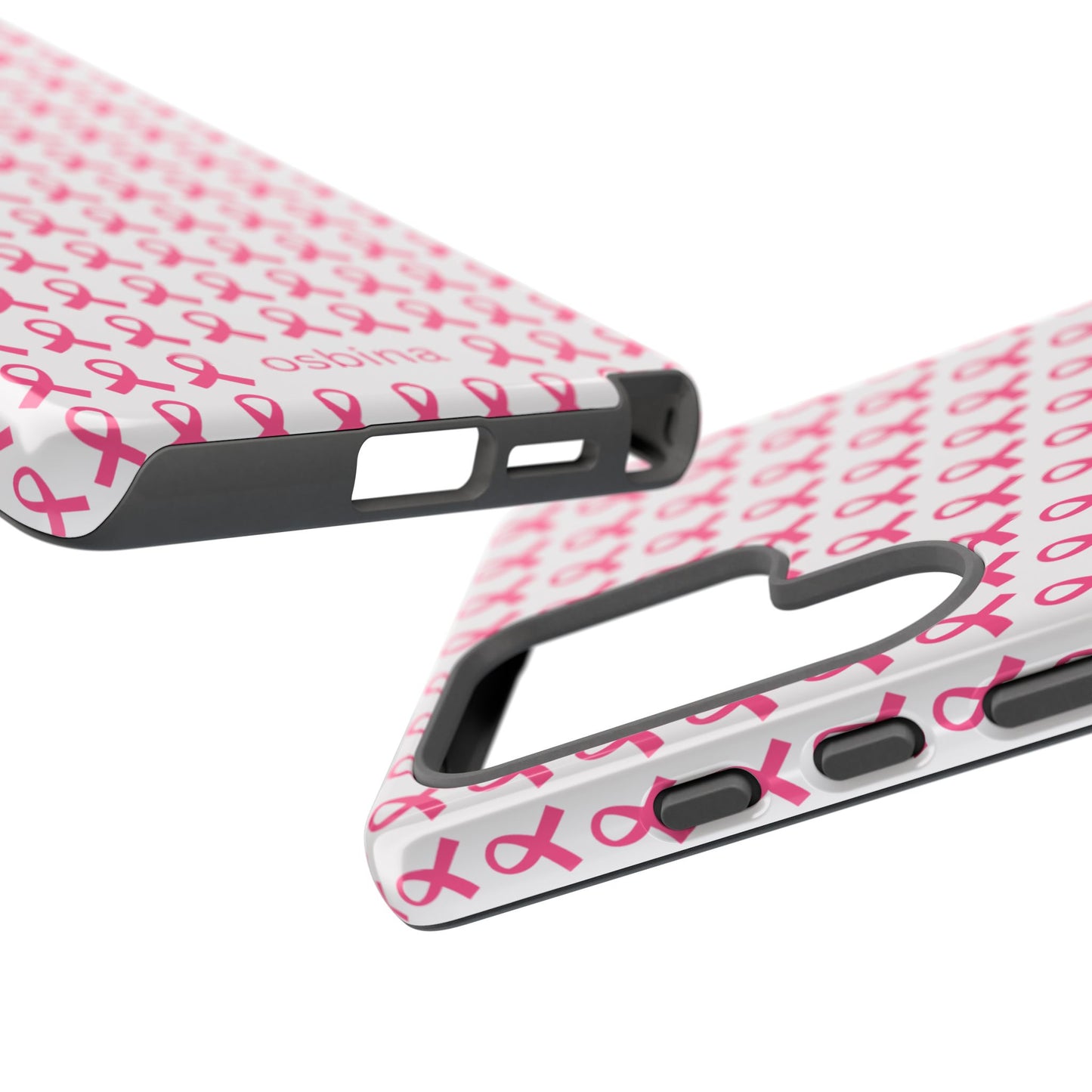 osbina | Limited Edition The Side by Side Pink Ribbon Case in Light Pink + Soft Pink + Hot Pink | The Pink October Collection | Inspired By
