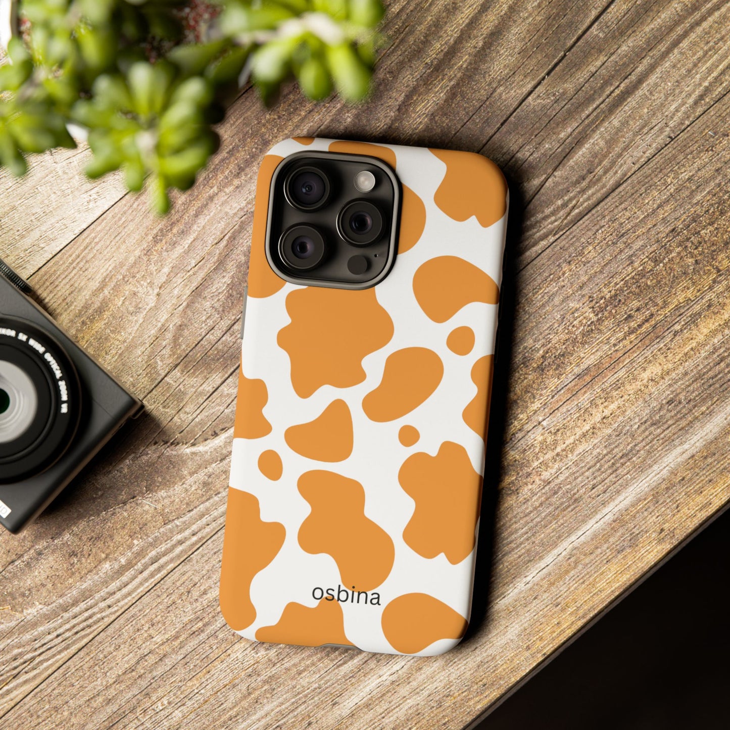 osbina | Holy Cow, It’s Chic — The Orange Cow Print Case | The Season Collective