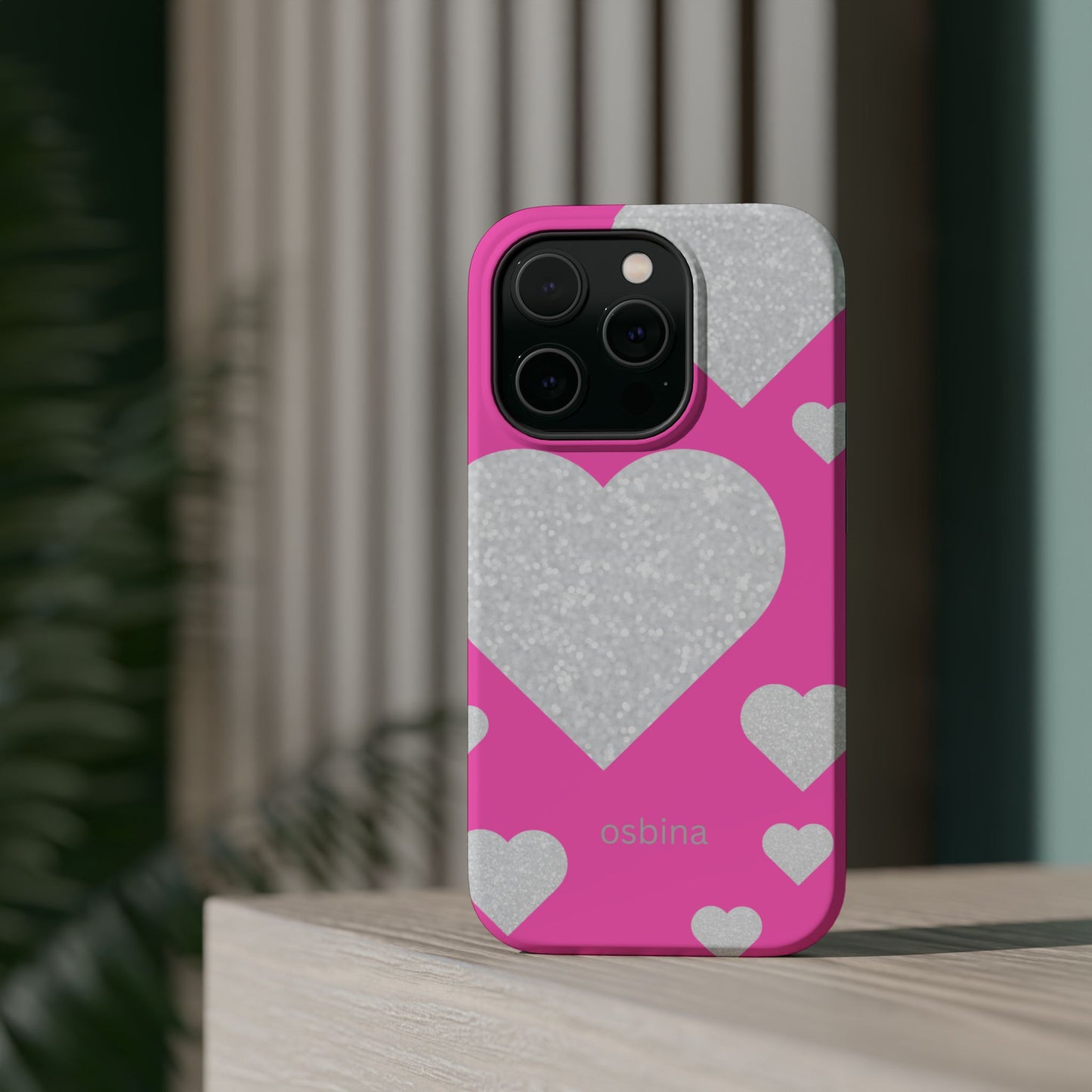 osbina | MagSafe compatible for iPhone | The Shimmering Love Case | YAYOU Collection Supporting Shine Like Sable