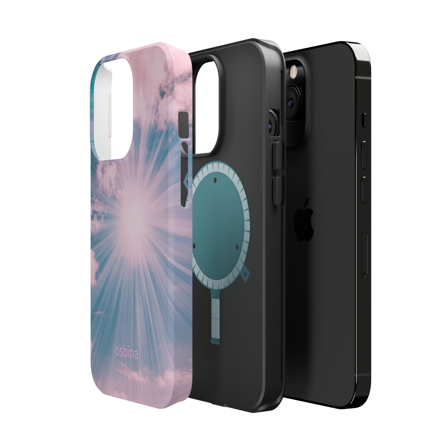 osbina | MagSafe compatible for iPhone | The Sunburst Skies Case | YAYOU Collection Supporting Shine Like Sable