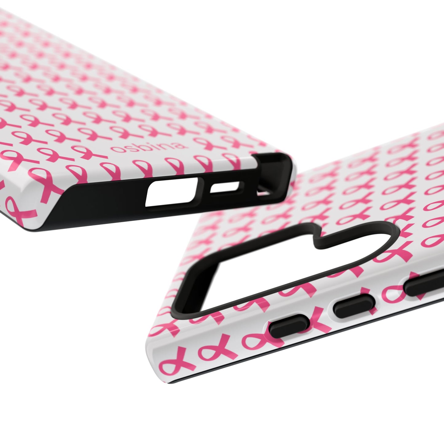 osbina | Limited Edition The Side by Side Pink Ribbon Case in Light Pink + Soft Pink + Hot Pink | The Pink October Collection | Inspired By