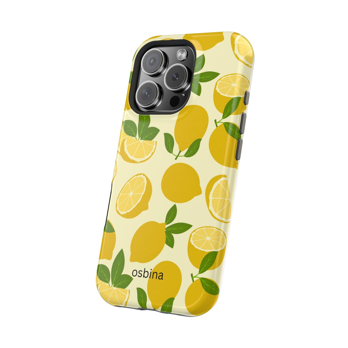 osbina | MagSafe compatible for iPhone | Limoncello Lemon Phone Case | Modern Muse Collection