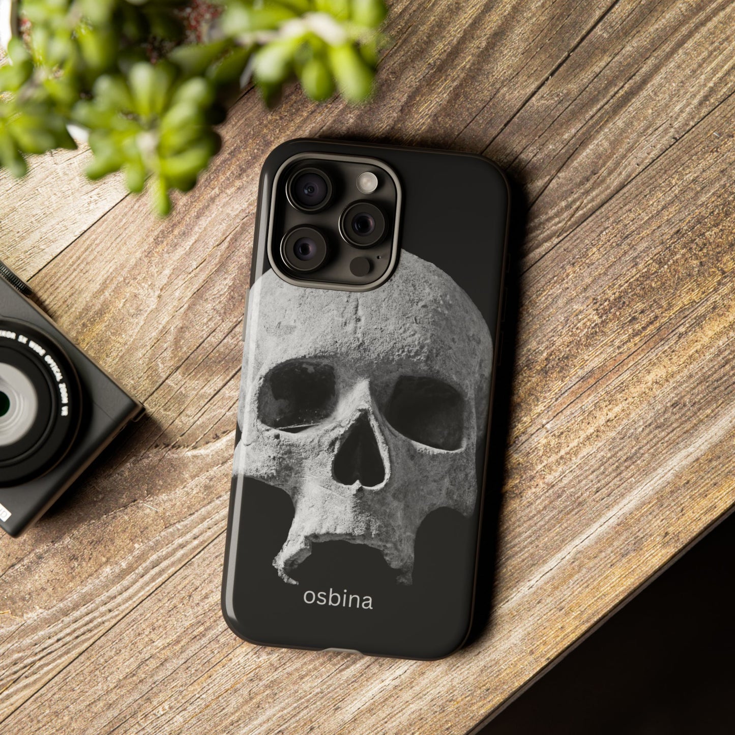 osbina | White Skull Phone Case | Season Collective Collection