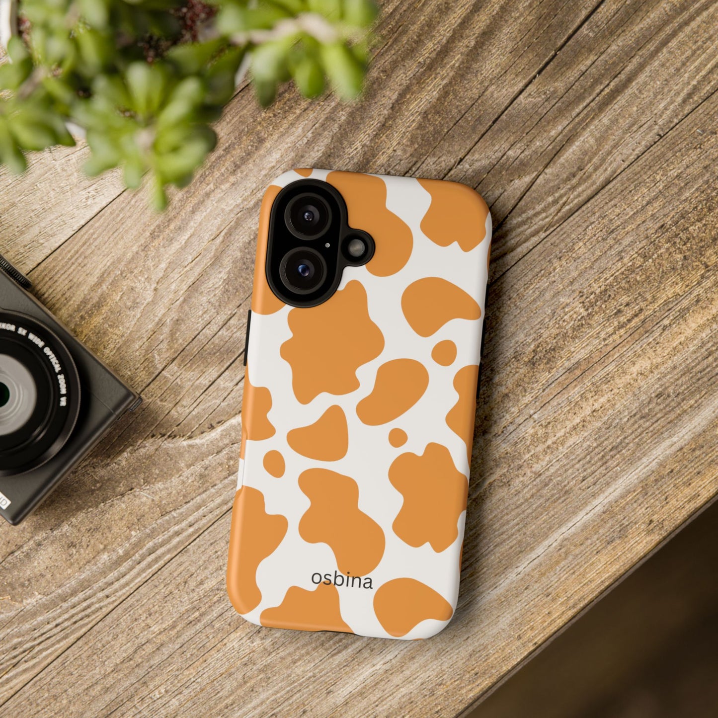 osbina | Holy Cow, It’s Chic — The Orange Cow Print Case | The Season Collective