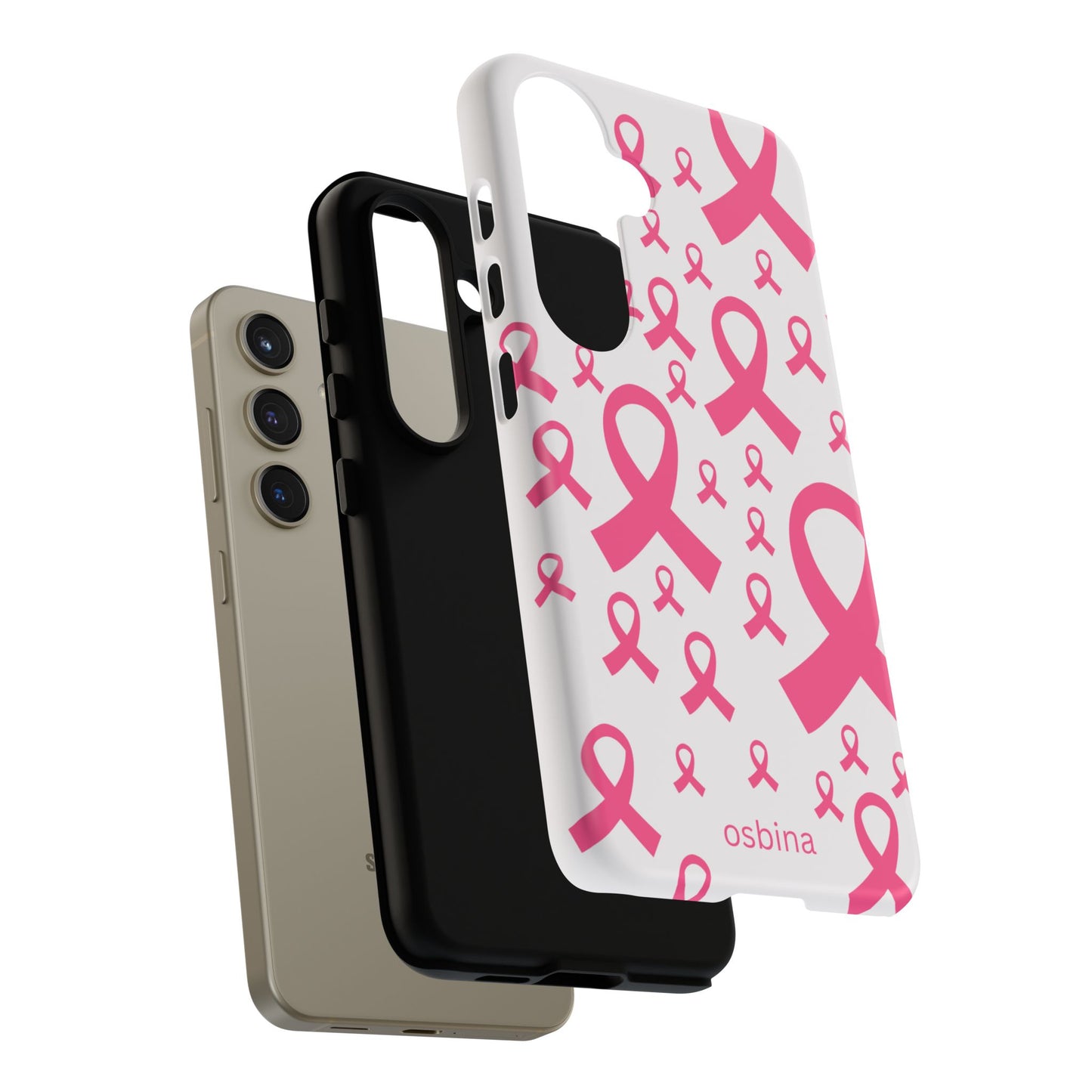 osbina | Limited Edition Strength in Ribbons Case in Light Pink + Soft Pink + Hot Pink | The Pink October Collection | Inspired By