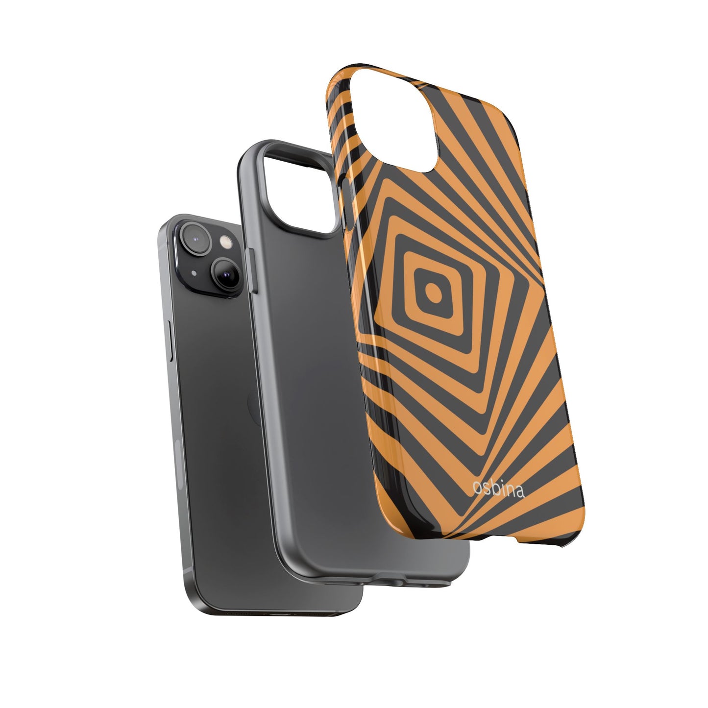 osbina | Step Into the Zone — The Orange + Black Spiral Case | The Season Collective