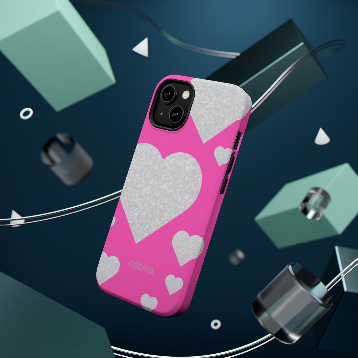 osbina | MagSafe compatible for iPhone | The Shimmering Love Case | YAYOU Collection Supporting Shine Like Sable