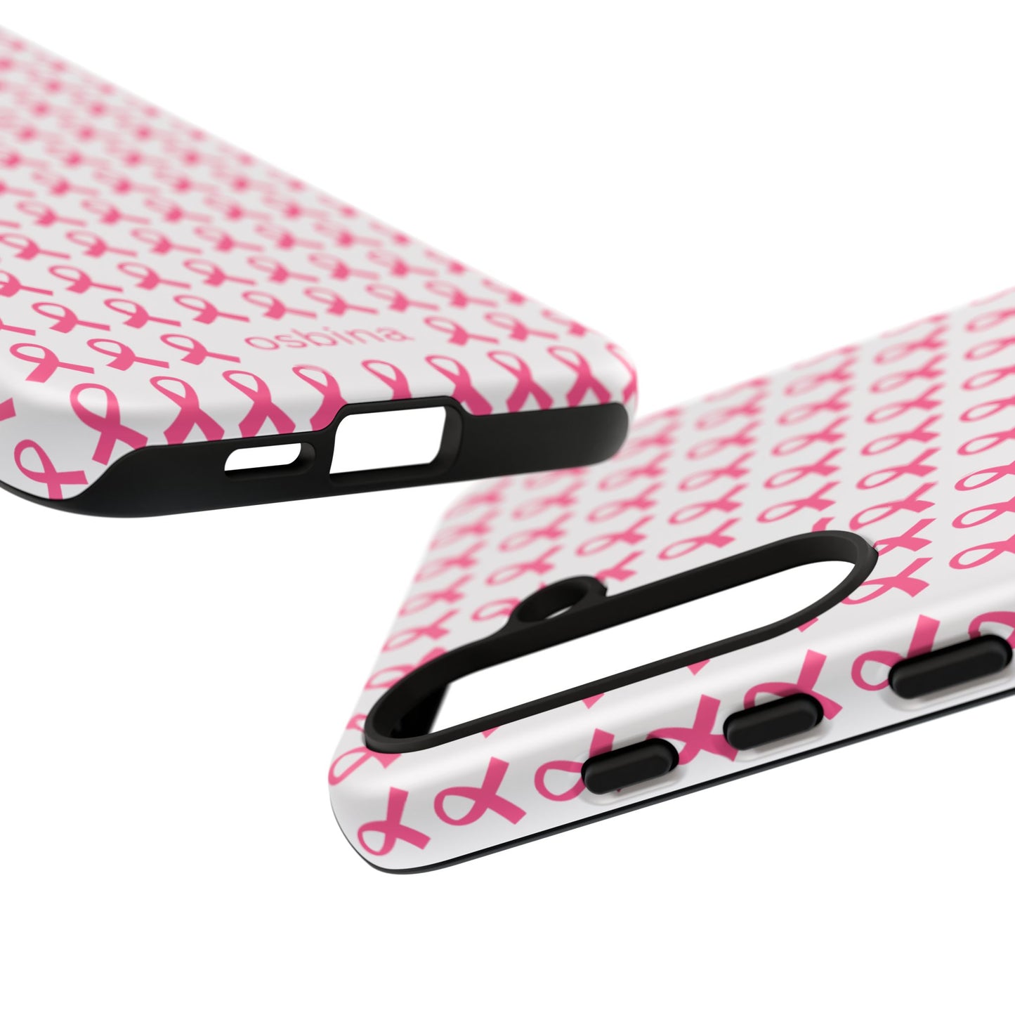 osbina | Limited Edition The Side by Side Pink Ribbon Case in Light Pink + Soft Pink + Hot Pink | The Pink October Collection | Inspired By