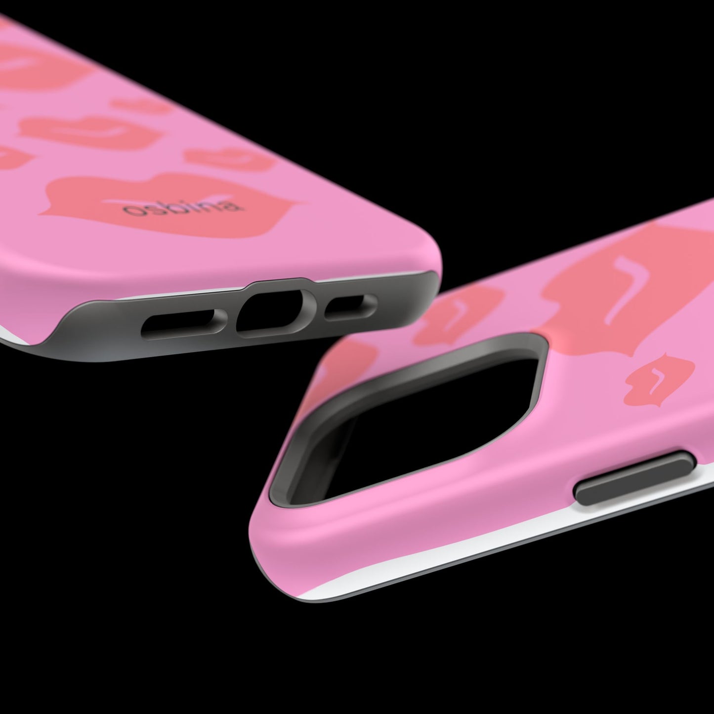 osbina | MagSafe compatible for iPhone | Besos Hot Lips Phone Case | Modern Muse Collection