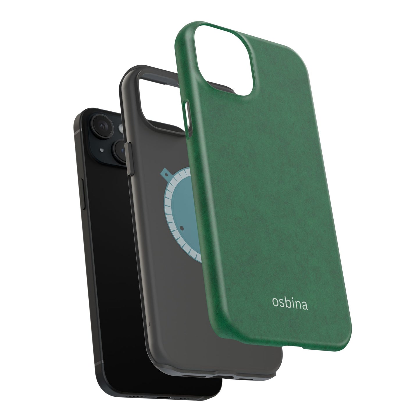osbina | MagSafe | Obsidian Verde Phone Case | Color Edit Collection