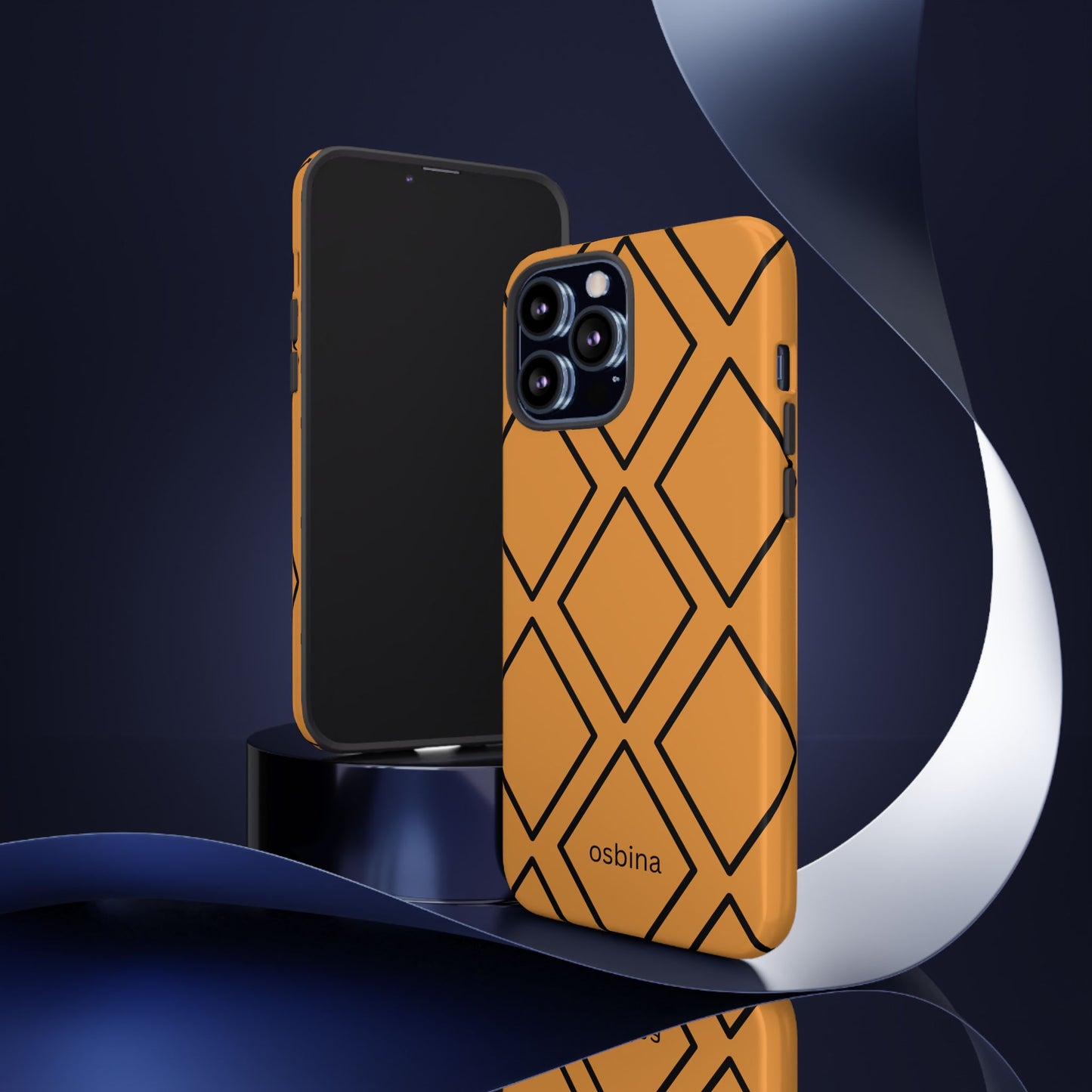 osbina | Diamonds Are Your Phone’s Best Friend — The Orange + Black Diamond Case | The Season Collective