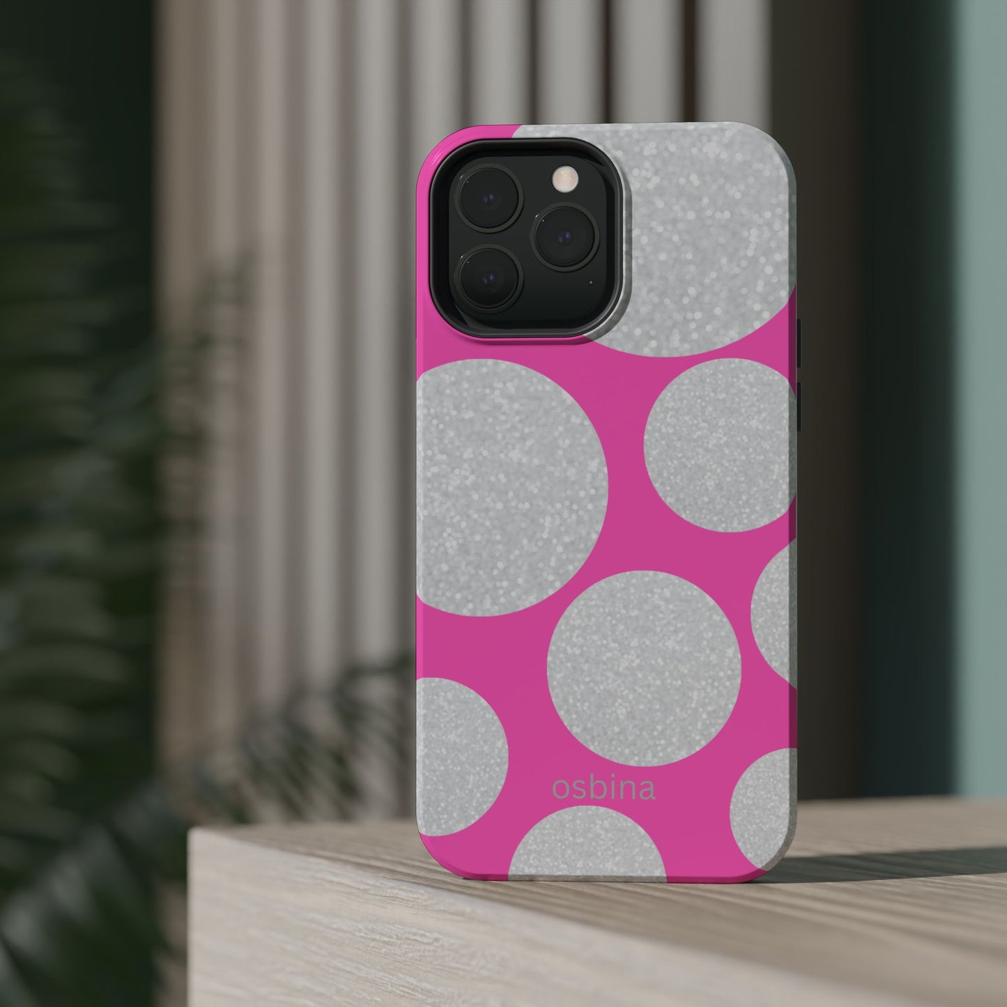 osbina | MagSafe compatible for iPhone | The Sparkling Bubbles Case | YAYOU Collection Supporting Shine Like Sable