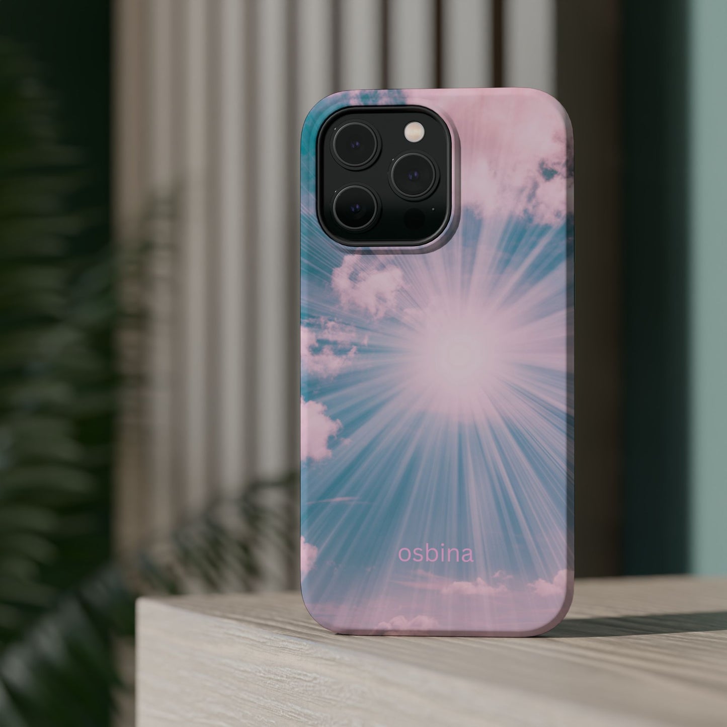 osbina | MagSafe compatible for iPhone | The Sunburst Skies Case | YAYOU Collection Supporting Shine Like Sable