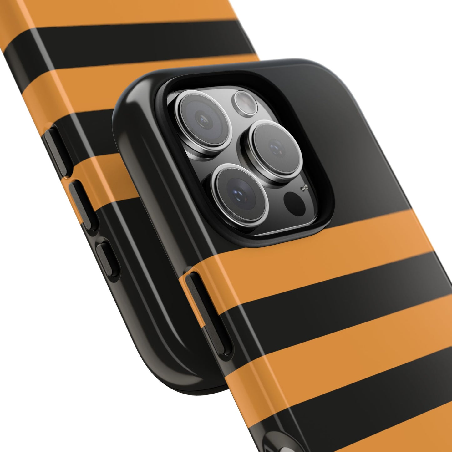 osbina | The Horizon Stripe Case in Black + Orange | The Season Collective