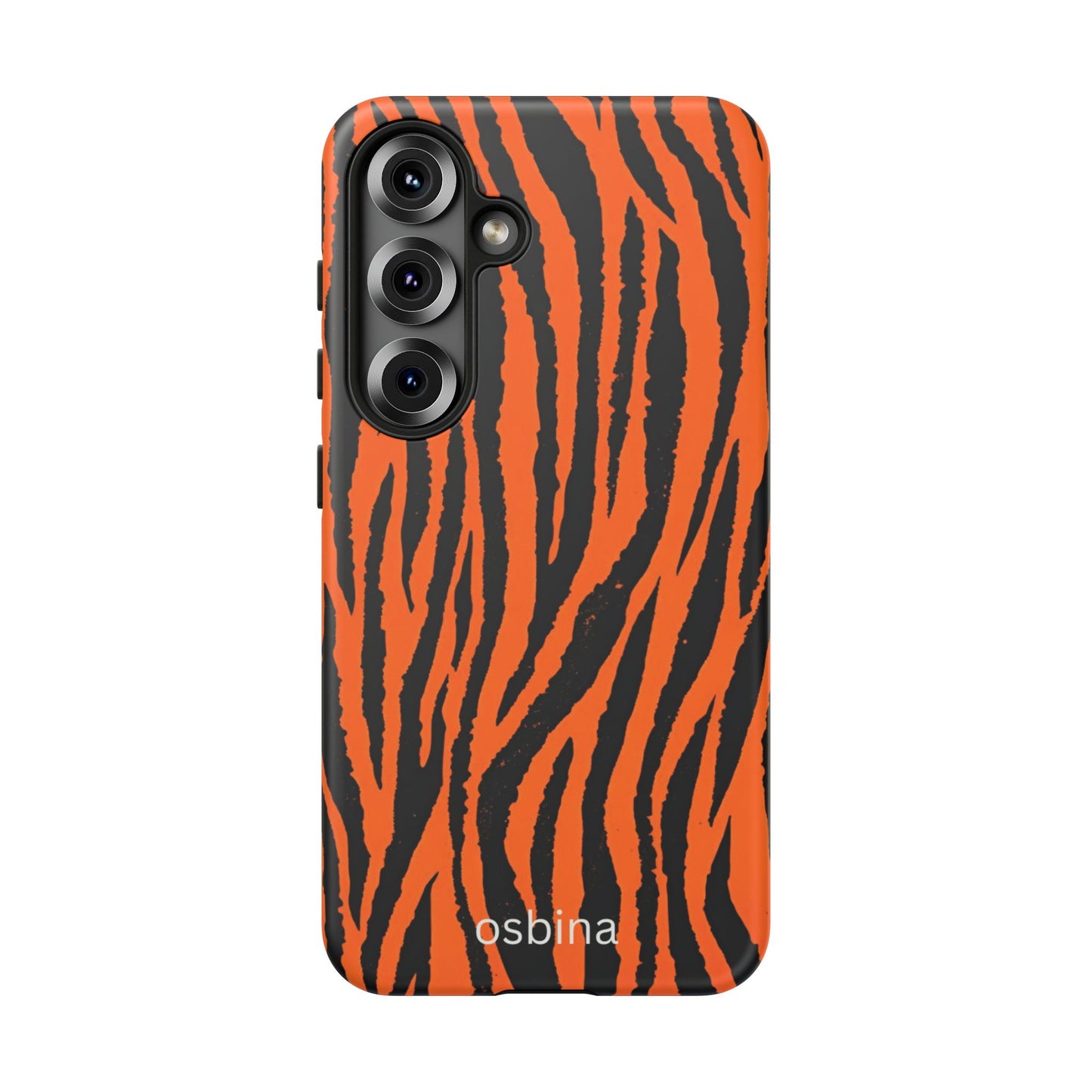osbina | Tiger, But Make It Chic — The Bengal Stripe Case in Orange + Black | The Season Collective