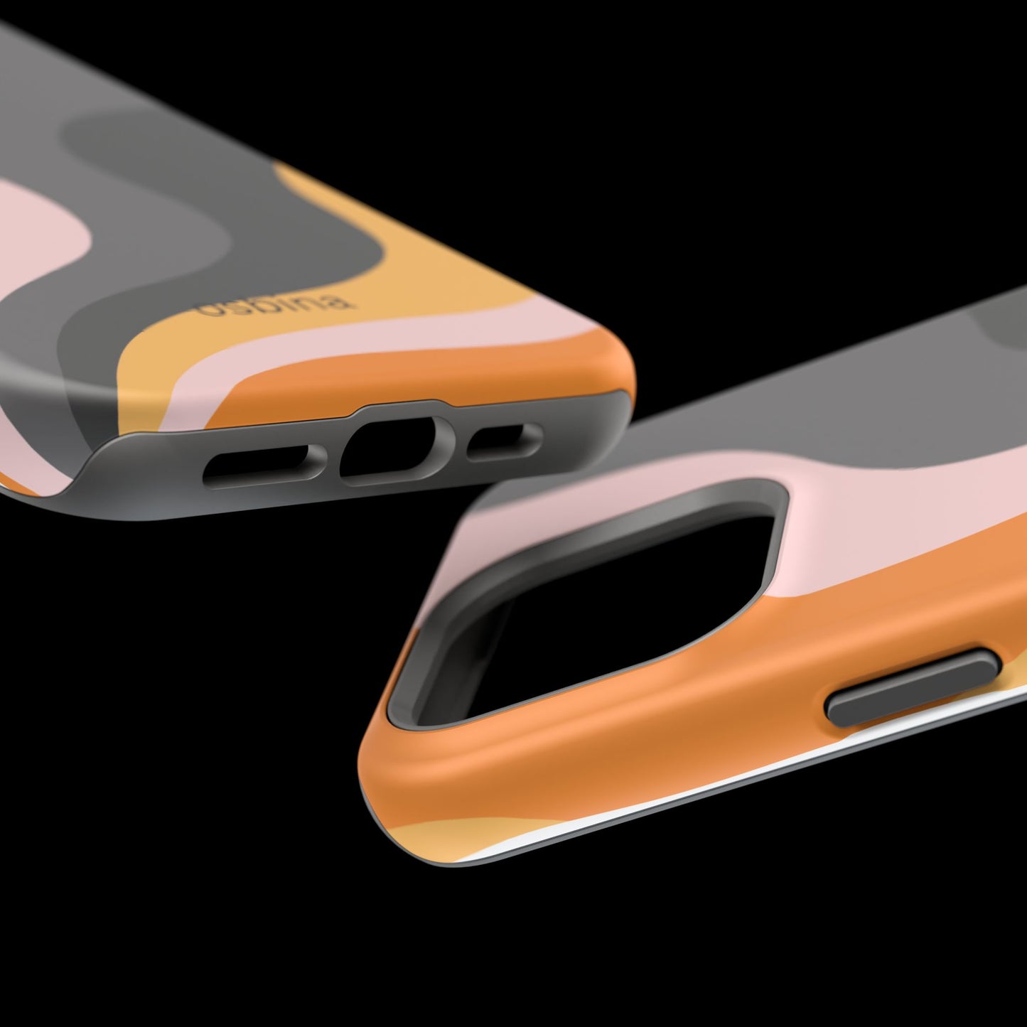 osbina | MagSafe Compatible for iPhone | The Case That Says “Fall, But Make It Fashion” | Retro Swirl Edition | The Season Collective