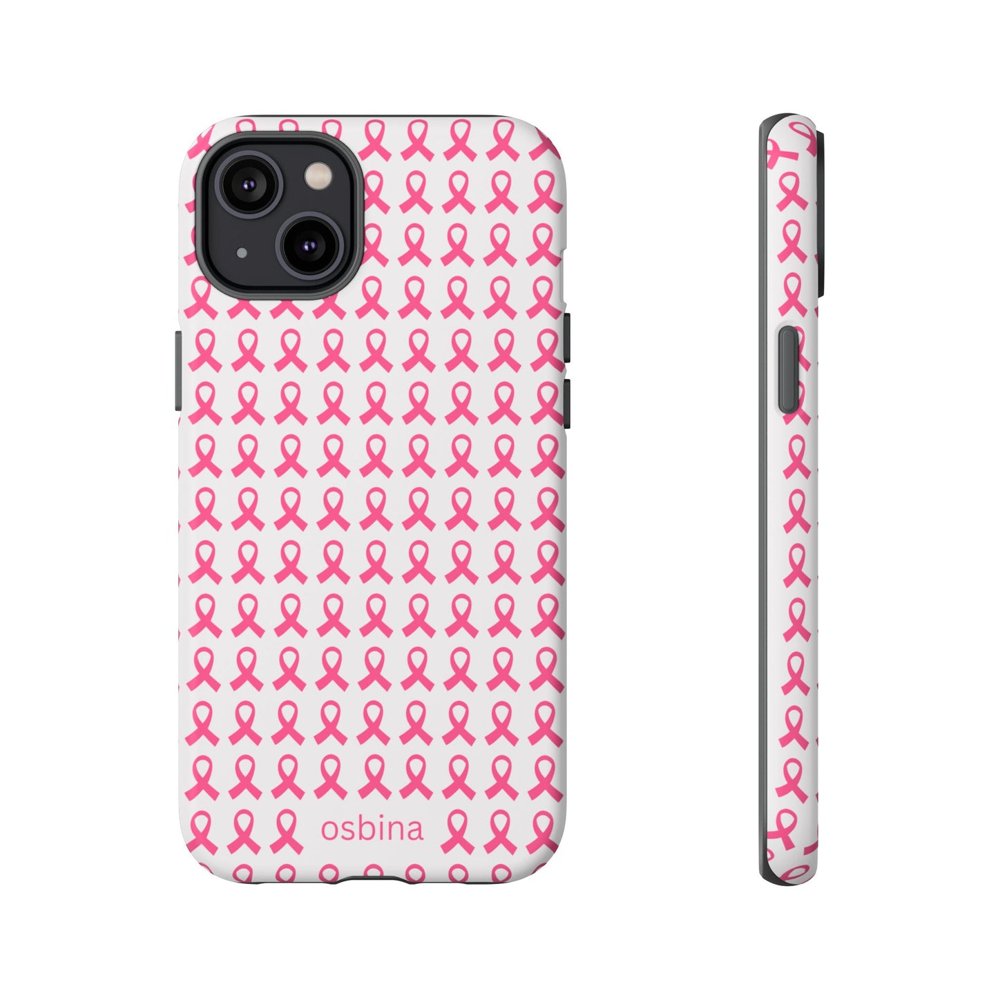 osbina | Limited Edition The Side by Side Pink Ribbon Case in Light Pink + Soft Pink + Hot Pink | The Pink October Collection | Inspired By