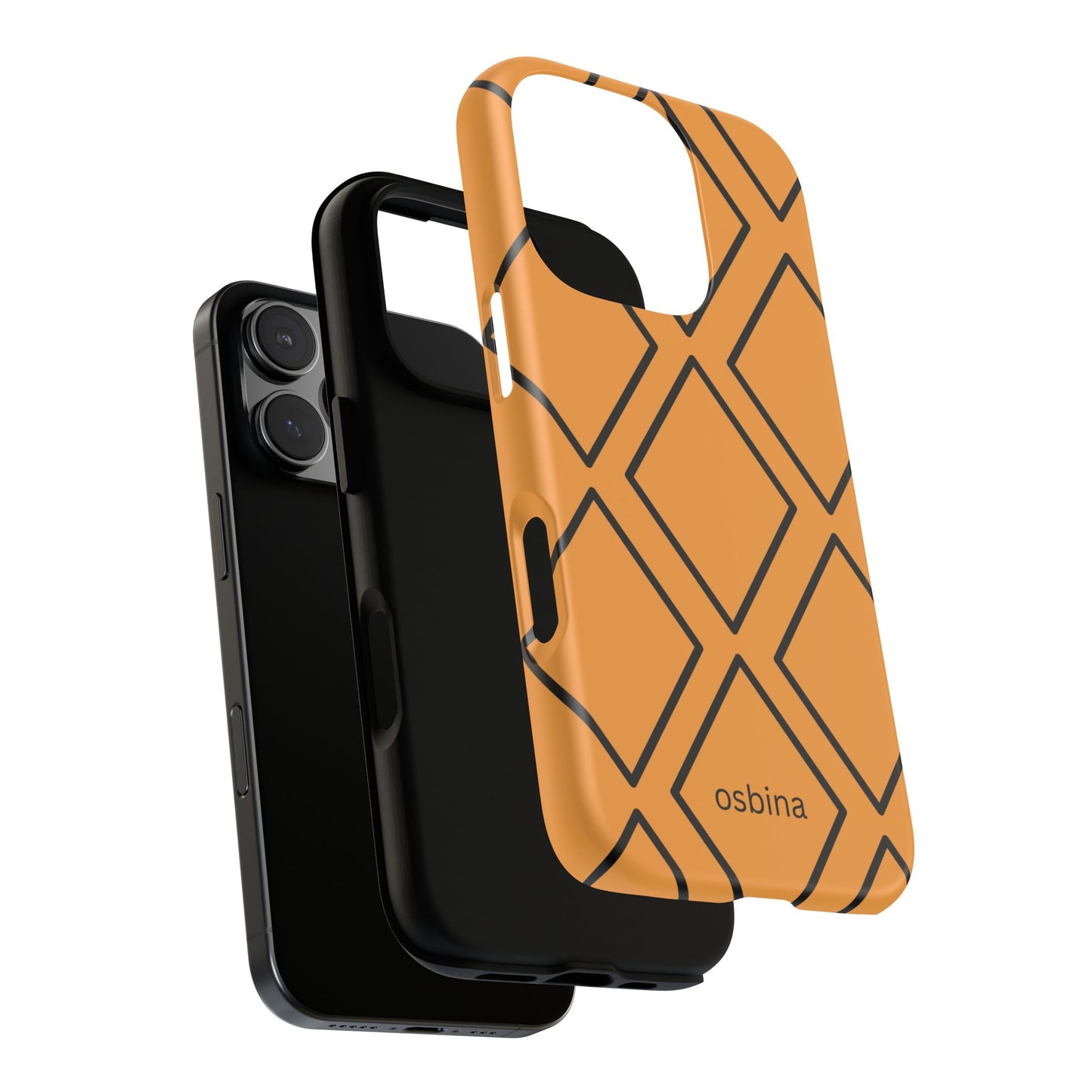 osbina | Diamonds Are Your Phone’s Best Friend — The Orange + Black Diamond Case | The Season Collective
