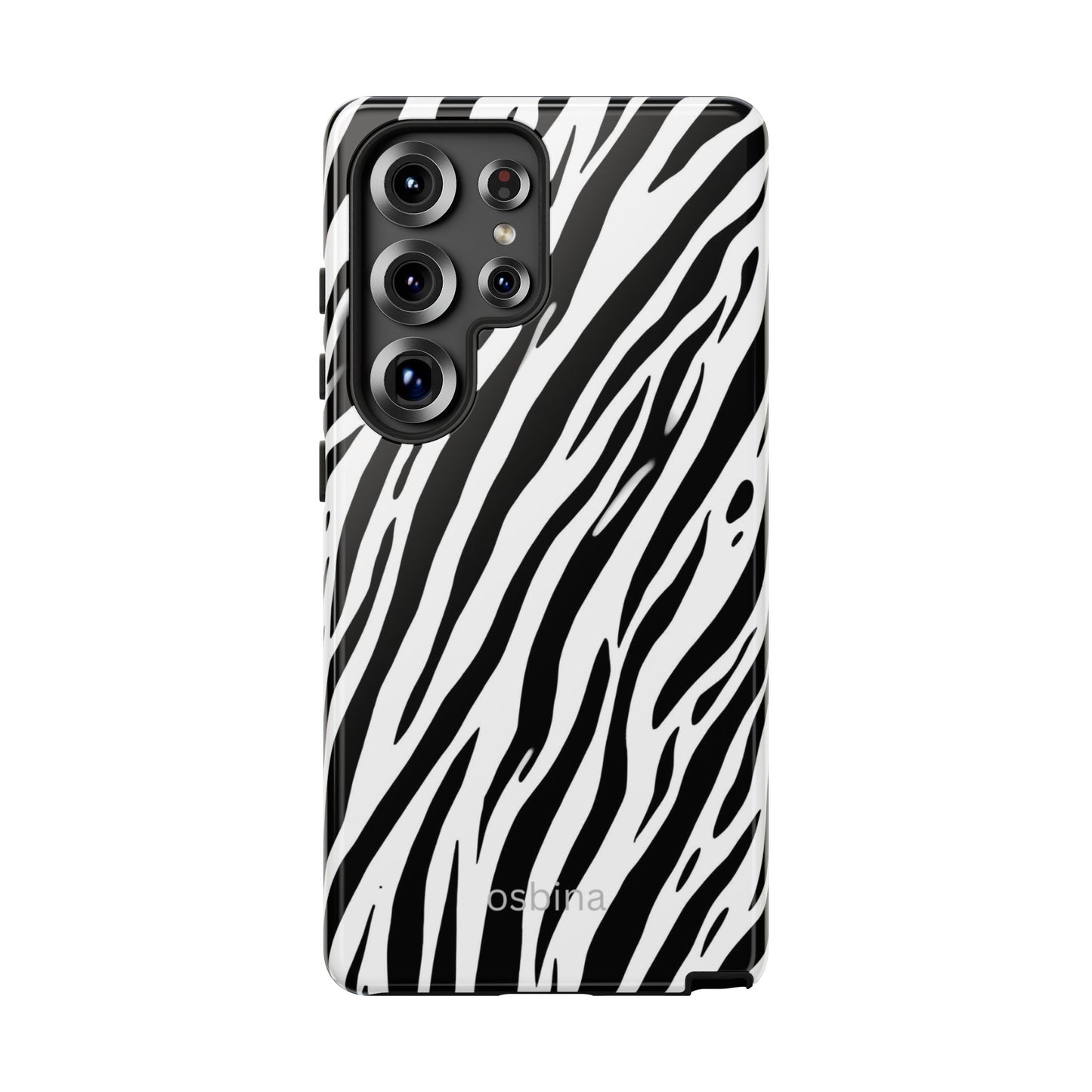 osbina | The Bengal Bold Stripe Case in White + Black | The Season Collective