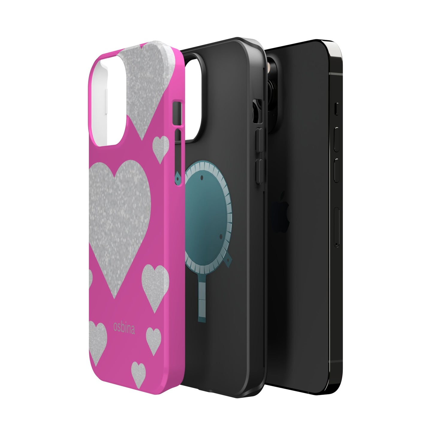osbina | MagSafe compatible for iPhone | The Shimmering Love Case | YAYOU Collection Supporting Shine Like Sable