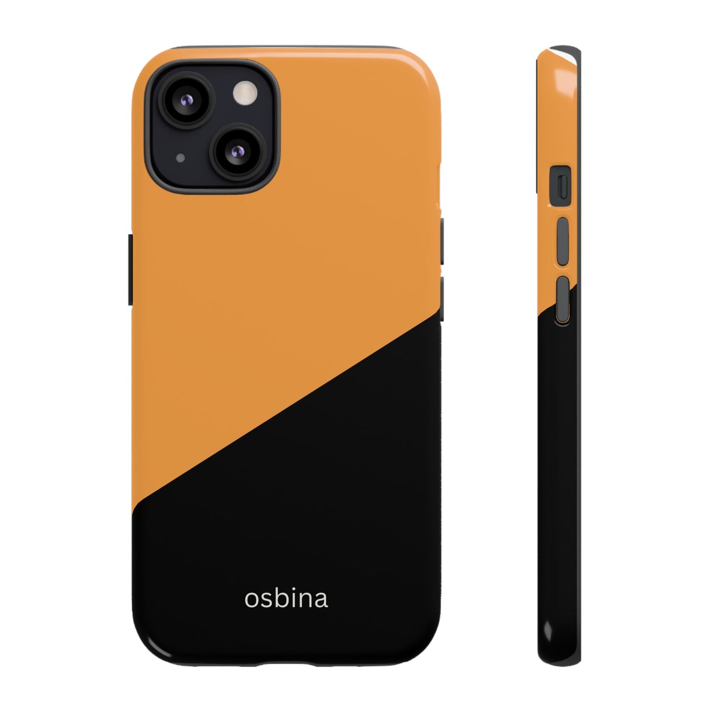 osbina | Bold Moves Only — The Orange + Black Split Diagonal Case | The Season Collective