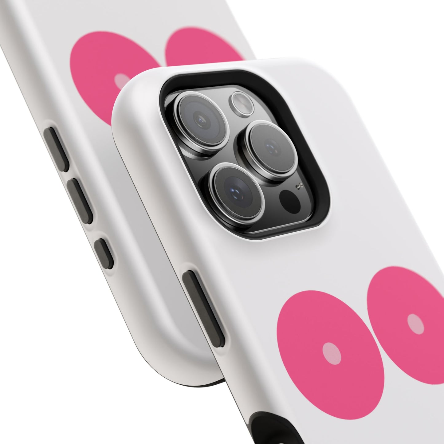osbina | MagSafe compatible for iPhone | Limited Edition The Check Your Tatas Case in Light Pink + Soft Pink + Hot Pink | The Pink October Collection | Inspired By