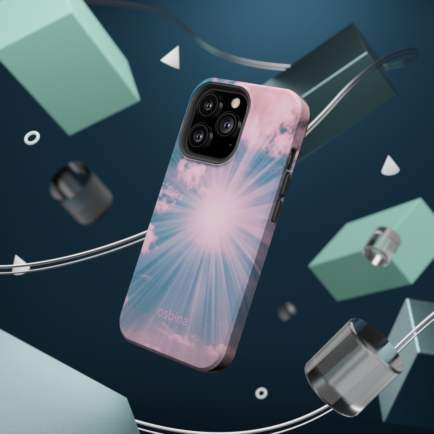 osbina | MagSafe compatible for iPhone | The Sunburst Skies Case | YAYOU Collection Supporting Shine Like Sable