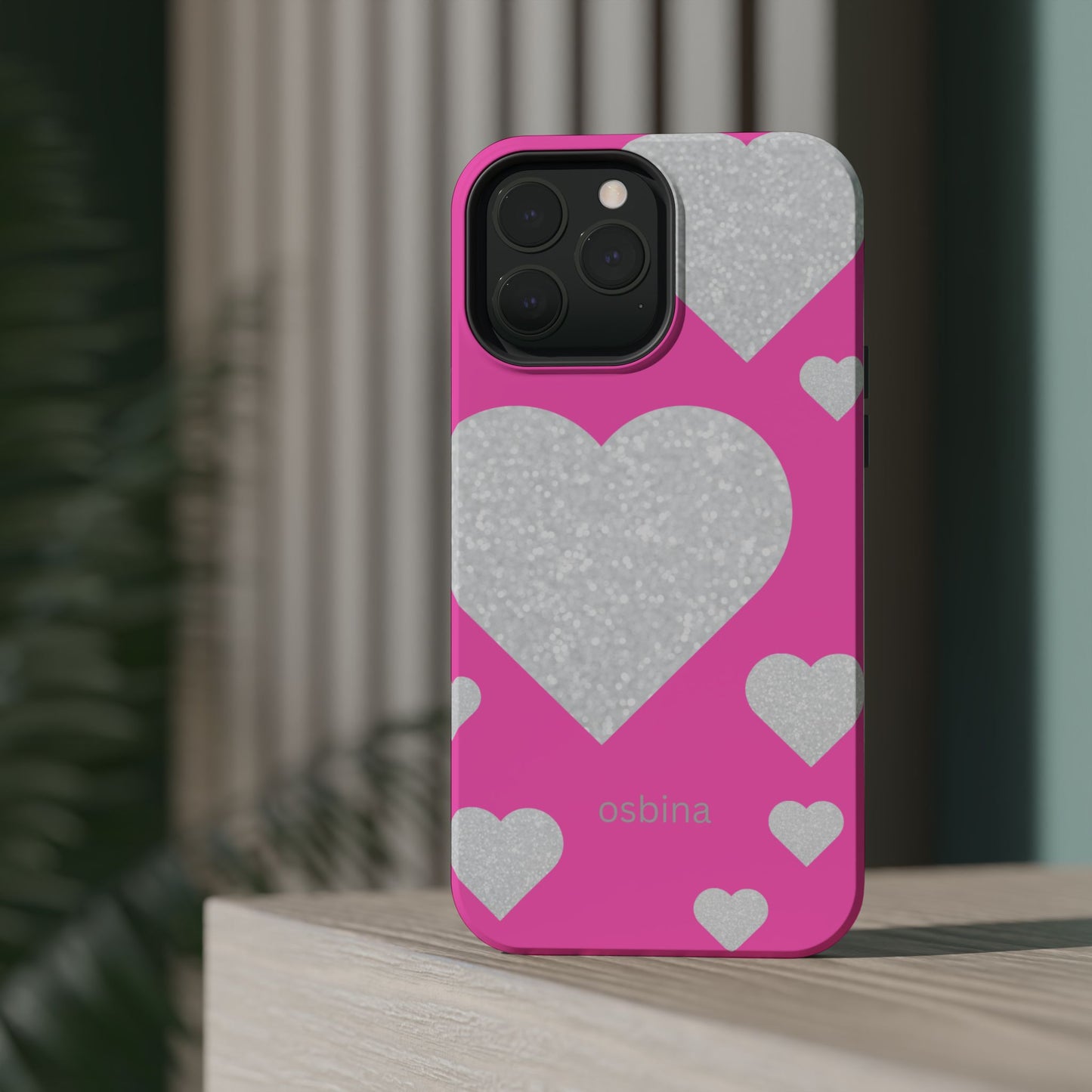 osbina | MagSafe compatible for iPhone | The Shimmering Love Case | YAYOU Collection Supporting Shine Like Sable