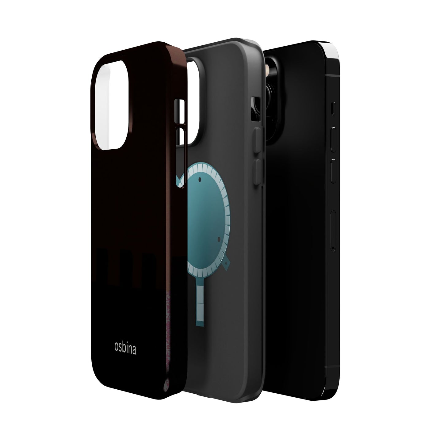 osbina | MagSafe compatible for iPhone | The Onyx Phone Case | Modern Man Collection