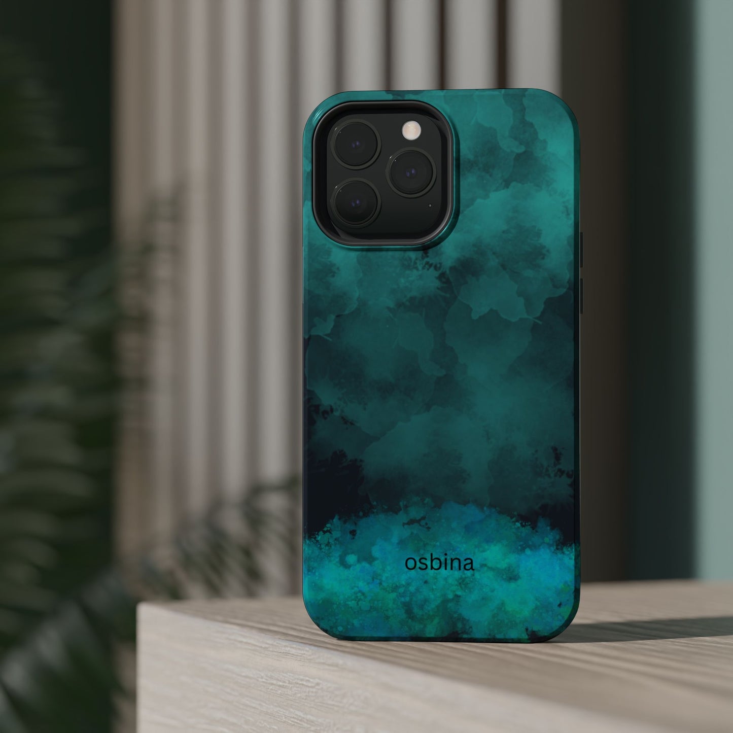 osbina | MagSafe compatible for iPhone | Midnight Aurora Phone Case | Modern Muse Collection