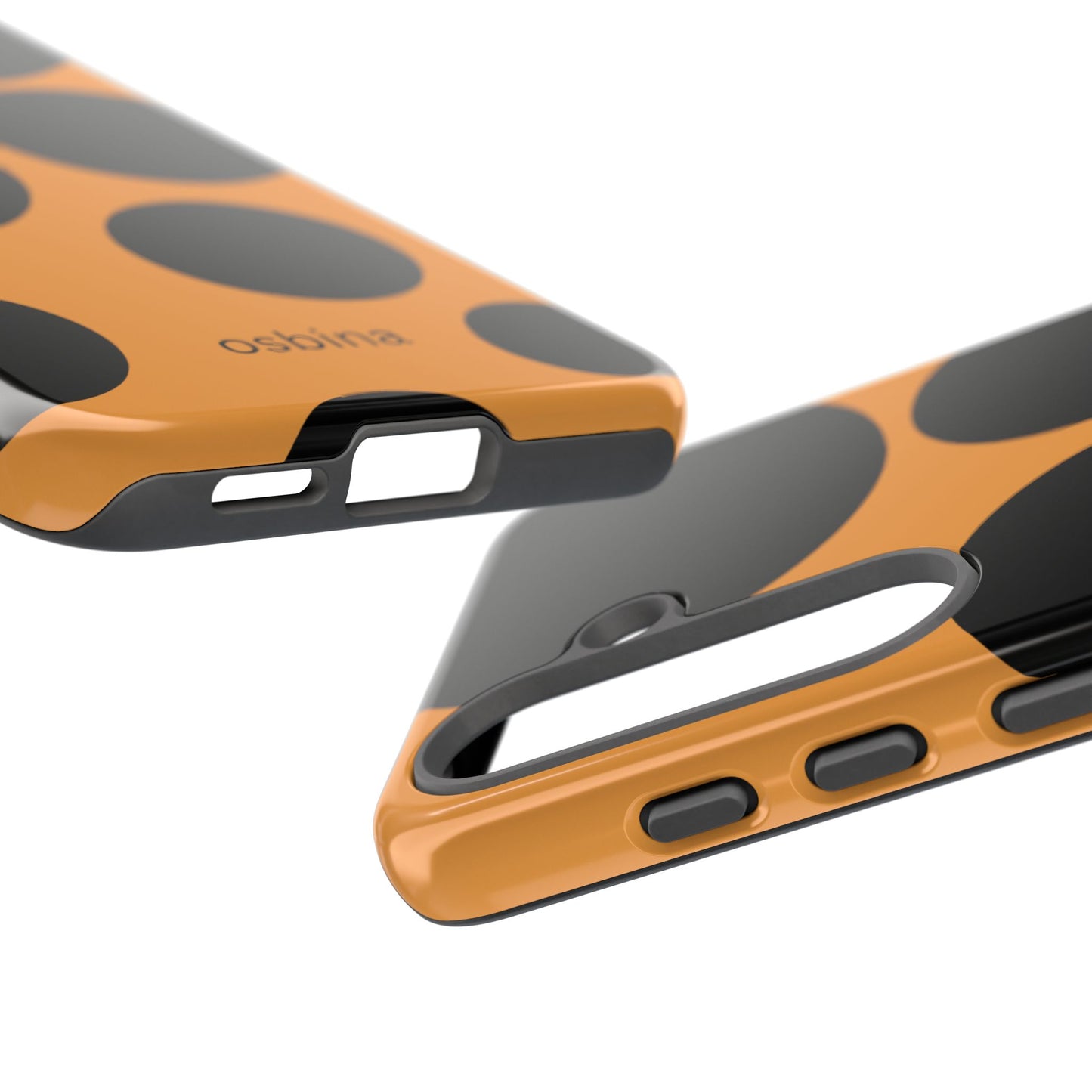osbina | The Bubble Statement Case in Orange + Black | The Season Collective