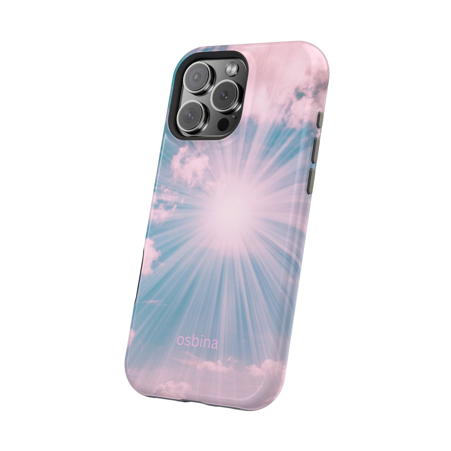 osbina | MagSafe compatible for iPhone | The Sunburst Skies Case | YAYOU Collection Supporting Shine Like Sable