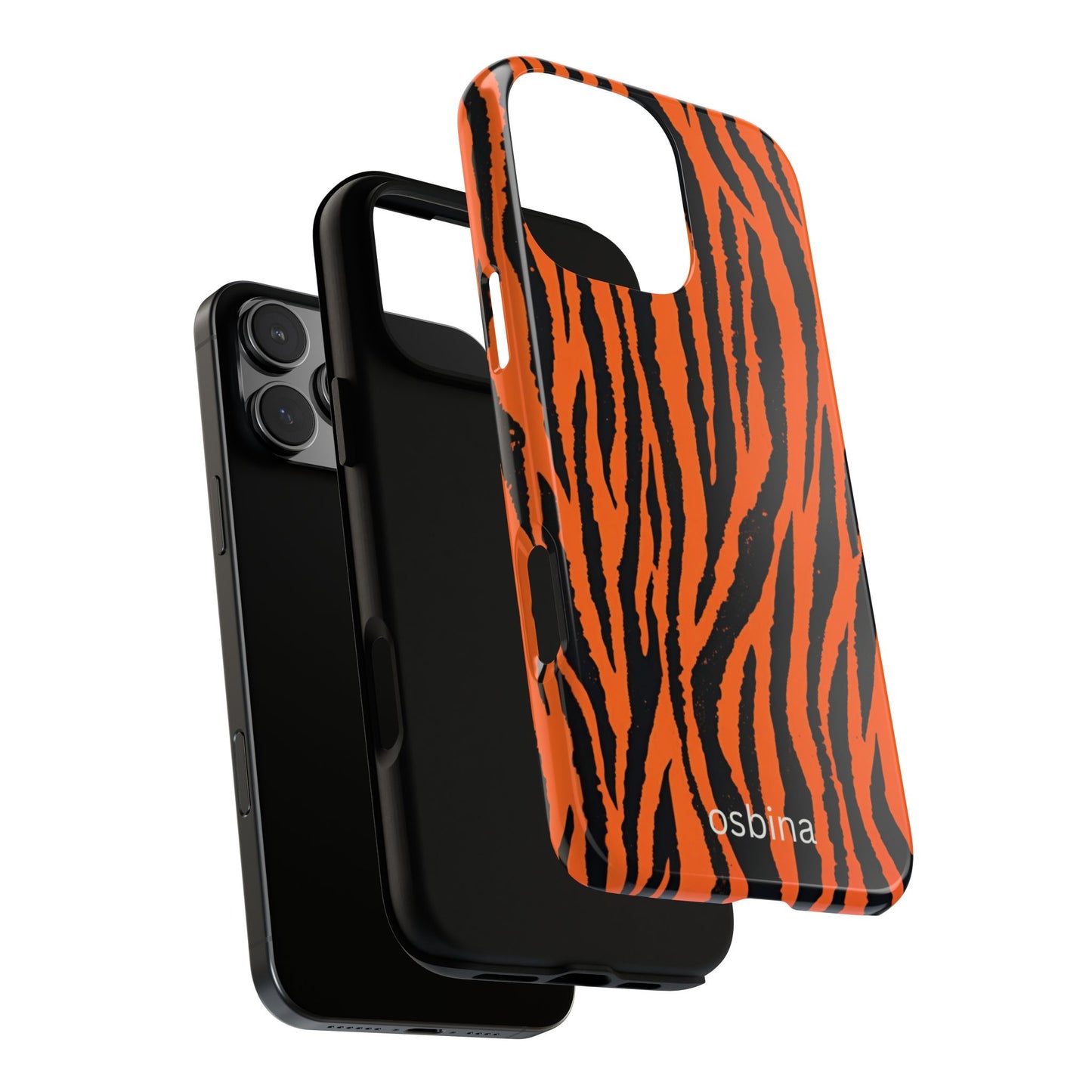osbina | Tiger, But Make It Chic — The Bengal Stripe Case in Orange + Black | The Season Collective