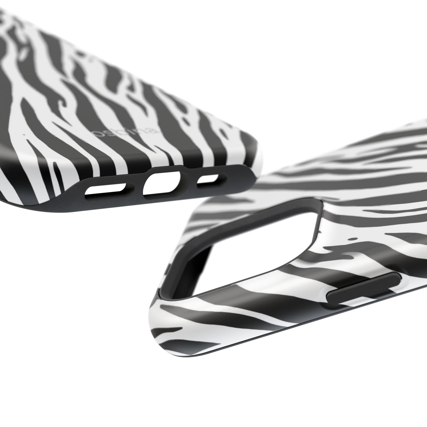 osbina | MagSafe Compatible for iPhone | The Bengal Bold Stripe Case in White + Black | The Season Collective