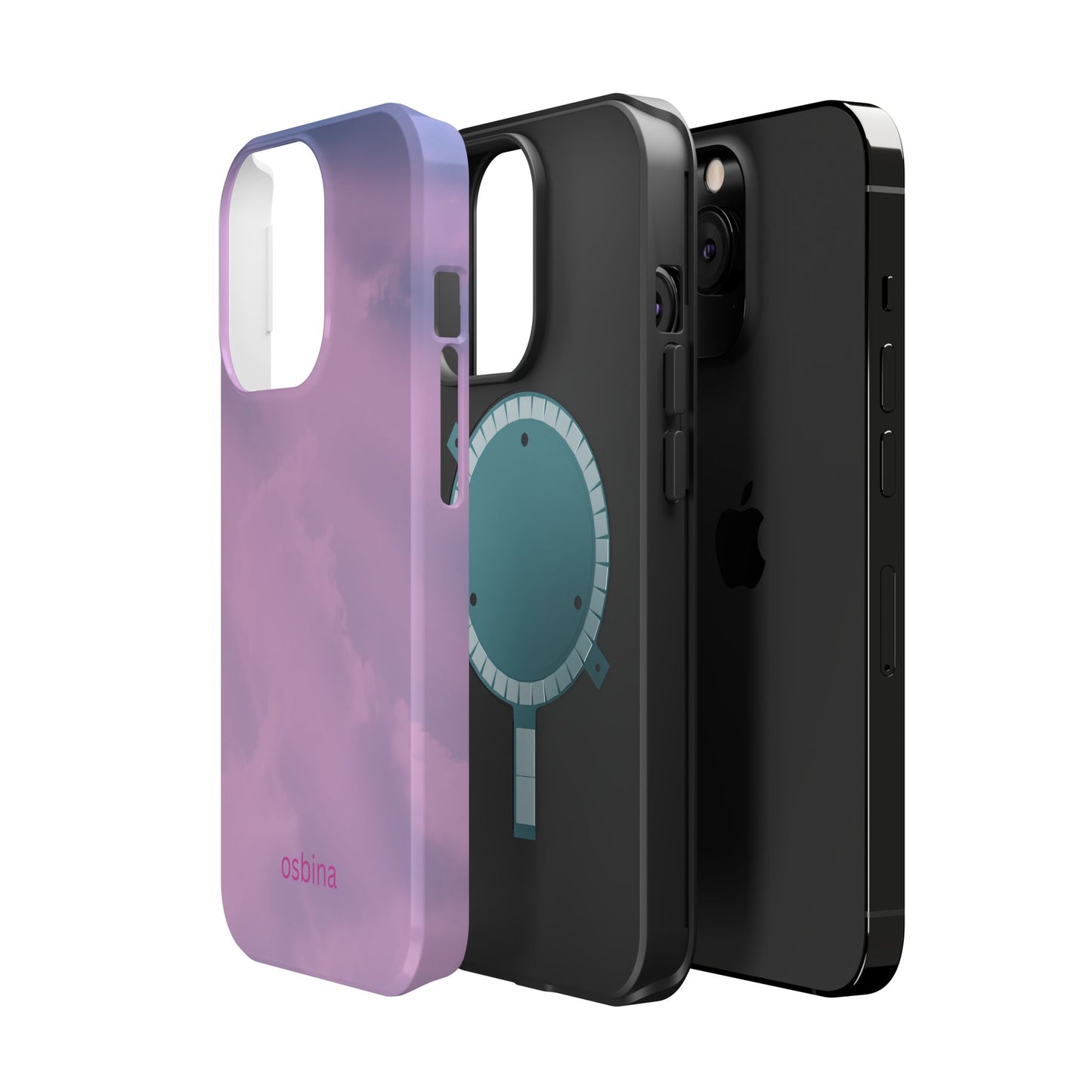 osbina | MagSafe compatible for iPhone | The Rosy Skies Case | YAYOU Collection Supporting Shine Like Sable