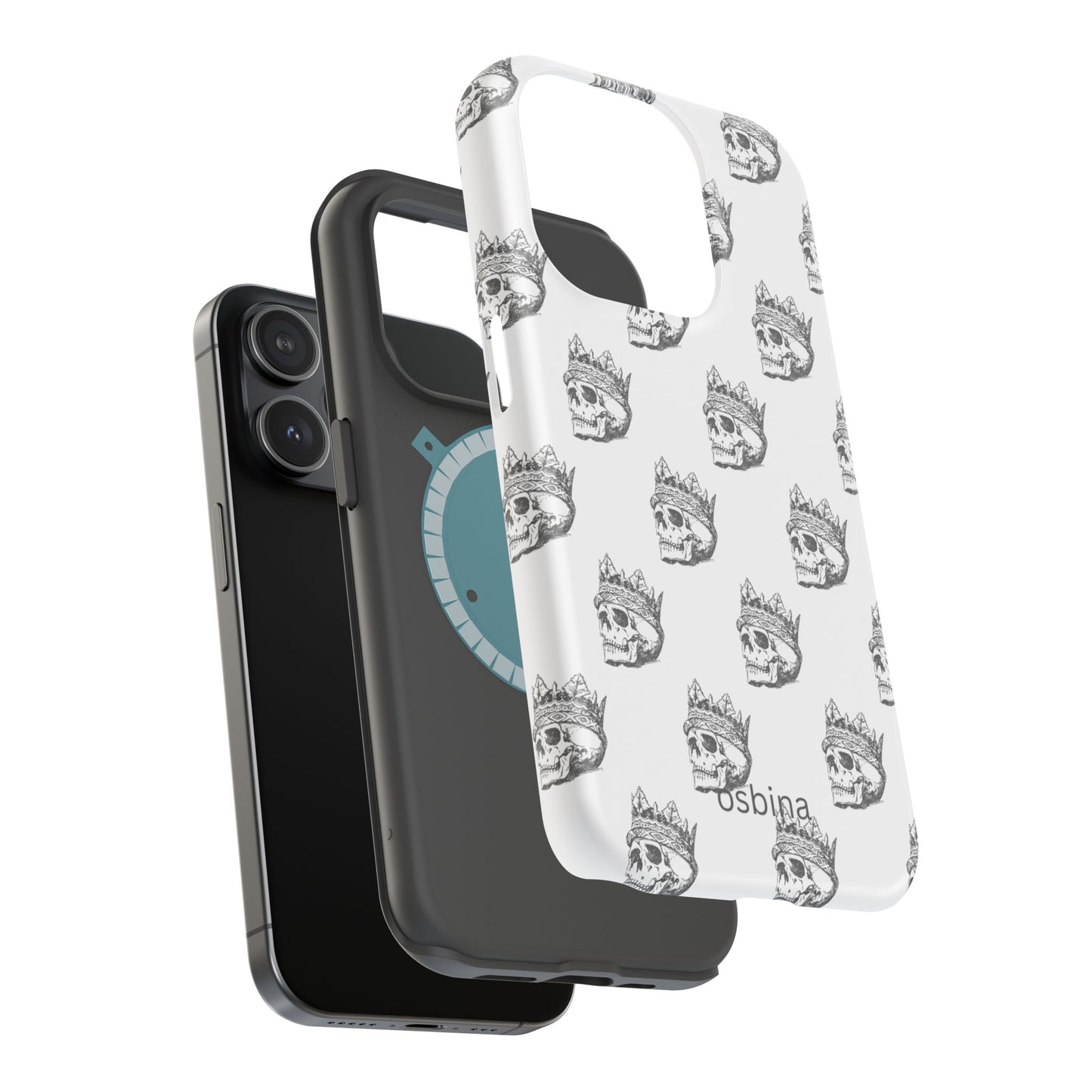 osbina | MagSafe compatible for iPhone | Skulls Royale Phone Case | Season Collective Collection