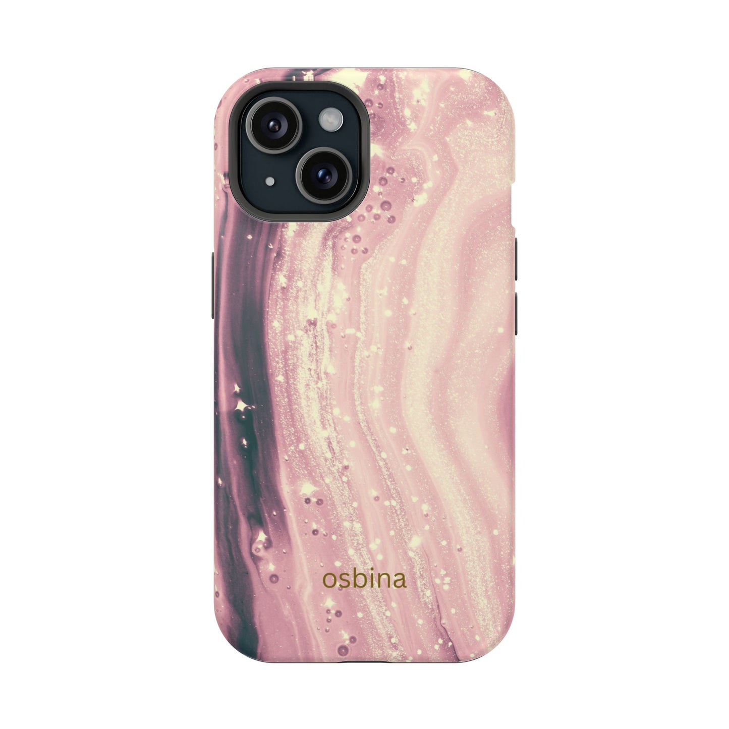 osbina | MagSafe compatible for iPhone | The Amethyst Glow Phone Case | Modern Muse Collection