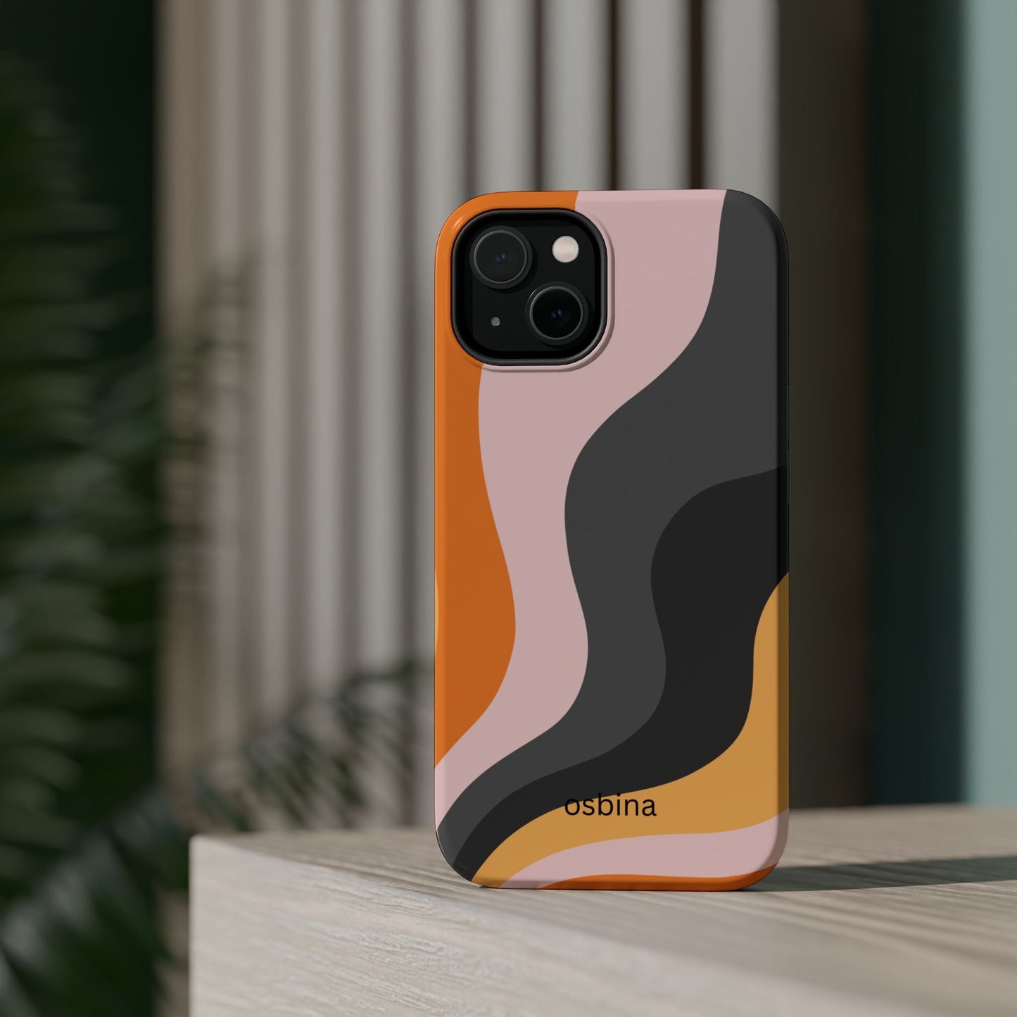 osbina | MagSafe Compatible for iPhone | The Case That Says “Fall, But Make It Fashion” | Retro Swirl Edition | The Season Collective