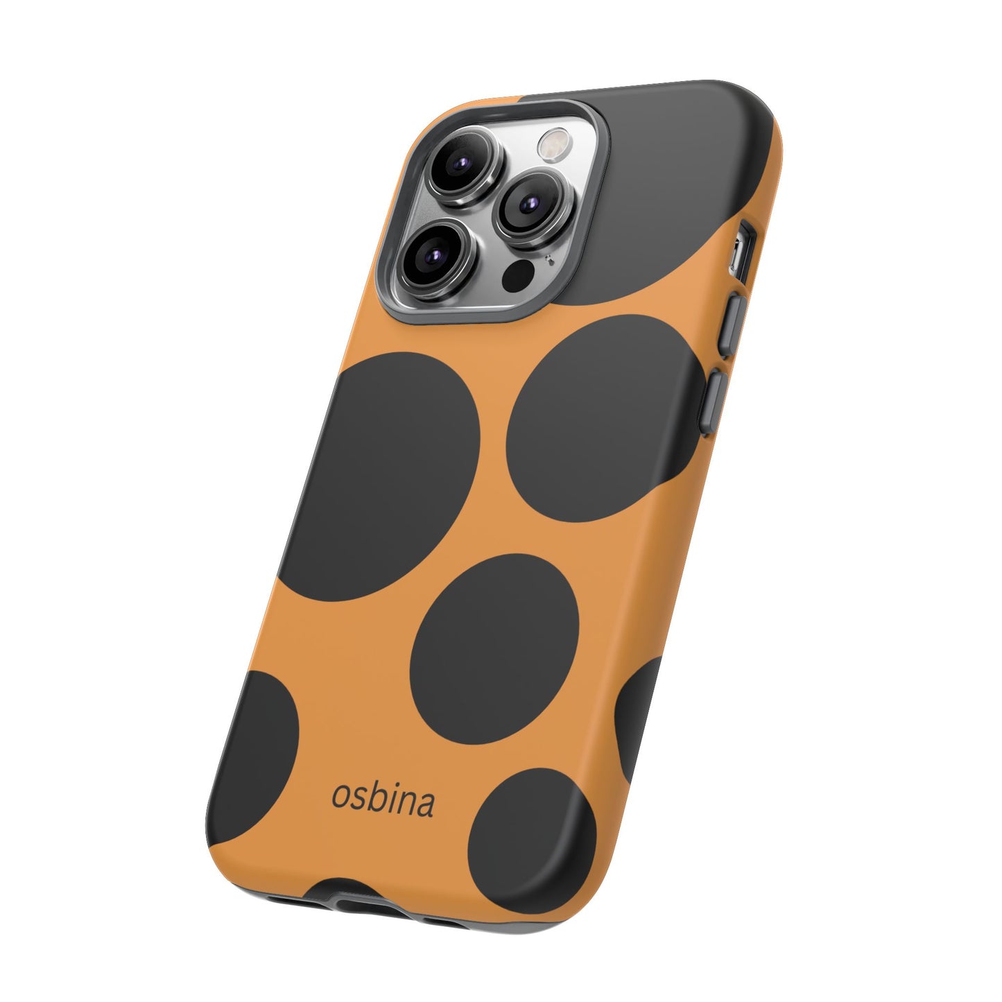 osbina | The Bubble Statement Case in Orange + Black | The Season Collective