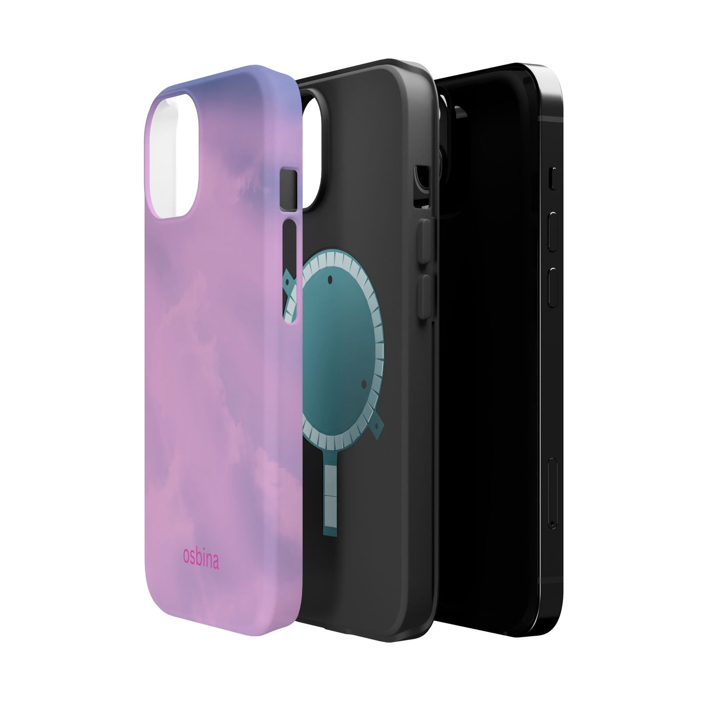 osbina | MagSafe compatible for iPhone | The Rosy Skies Case | YAYOU Collection Supporting Shine Like Sable