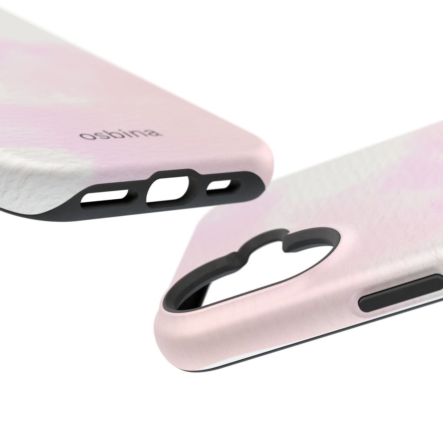 osbina | MagSafe compatible for iPhone | Pink Cotton Cloud Phone Case | Modern Muse Collection