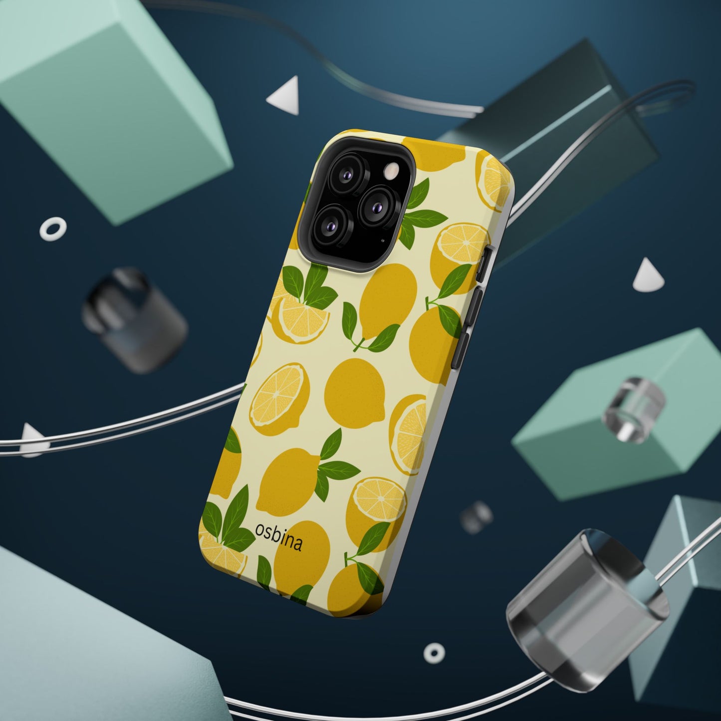 osbina | MagSafe compatible for iPhone | Limoncello Lemon Phone Case | Modern Muse Collection