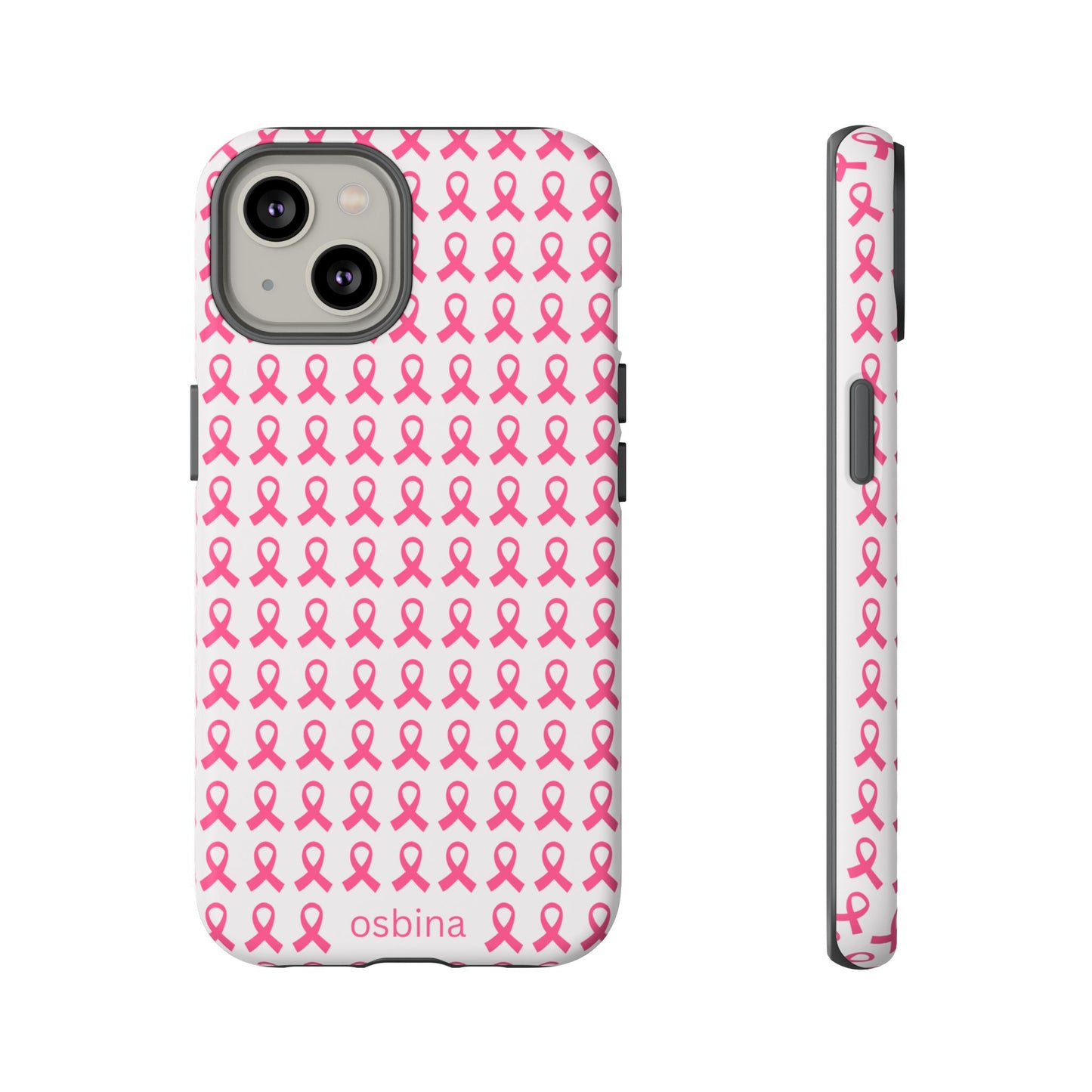 osbina | Limited Edition The Side by Side Pink Ribbon Case in Light Pink + Soft Pink + Hot Pink | The Pink October Collection | Inspired By