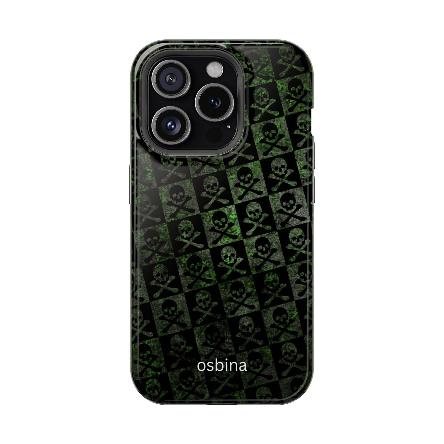 osbina | MagSafe compatible for iPhone | Skull & Crossbones Phone Case | Season Collective Collection
