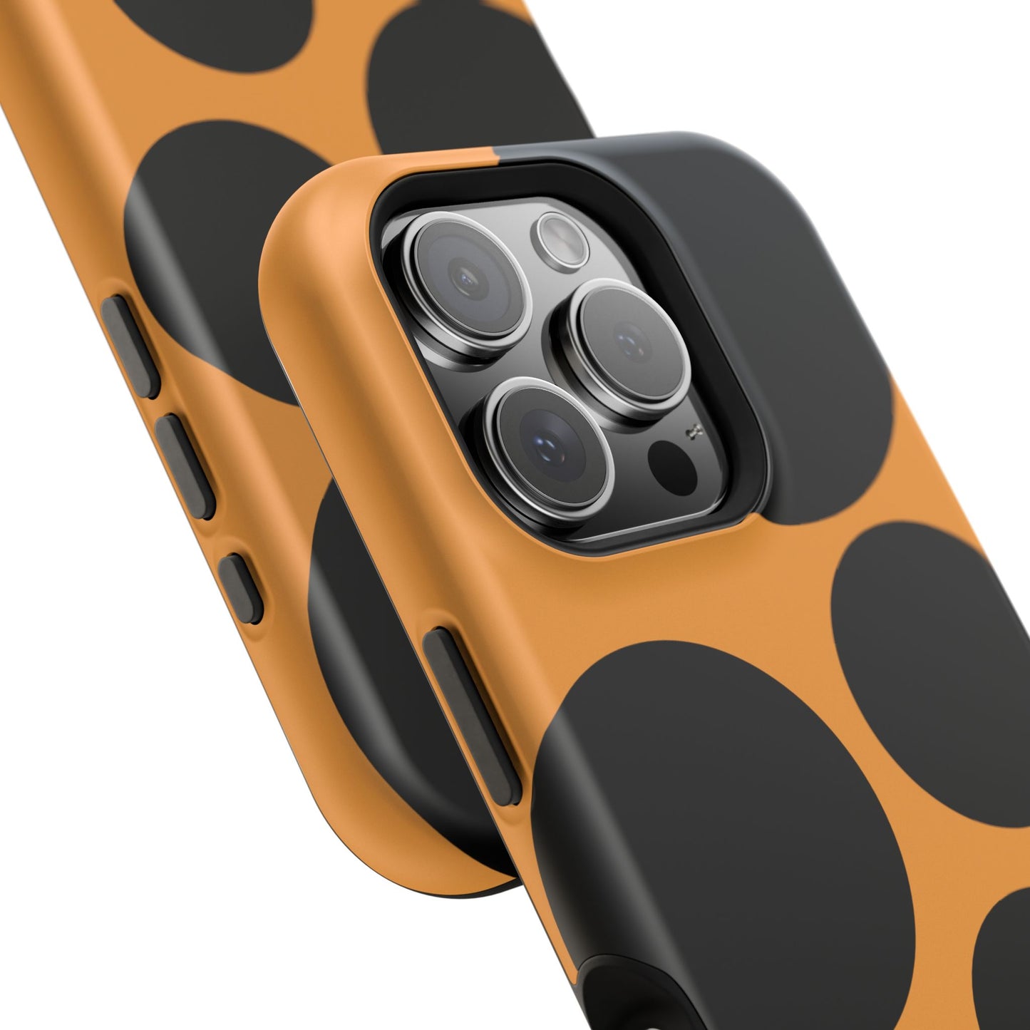 osbina | MagSafe Compatible for iPhone | The Bubble Statement Case in Orange + Black | The Season Collective