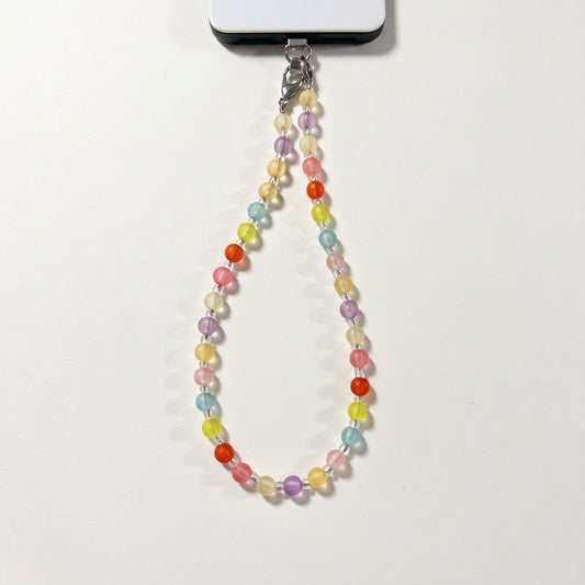 The Confetti - Rainbow Bead Wrist Strap