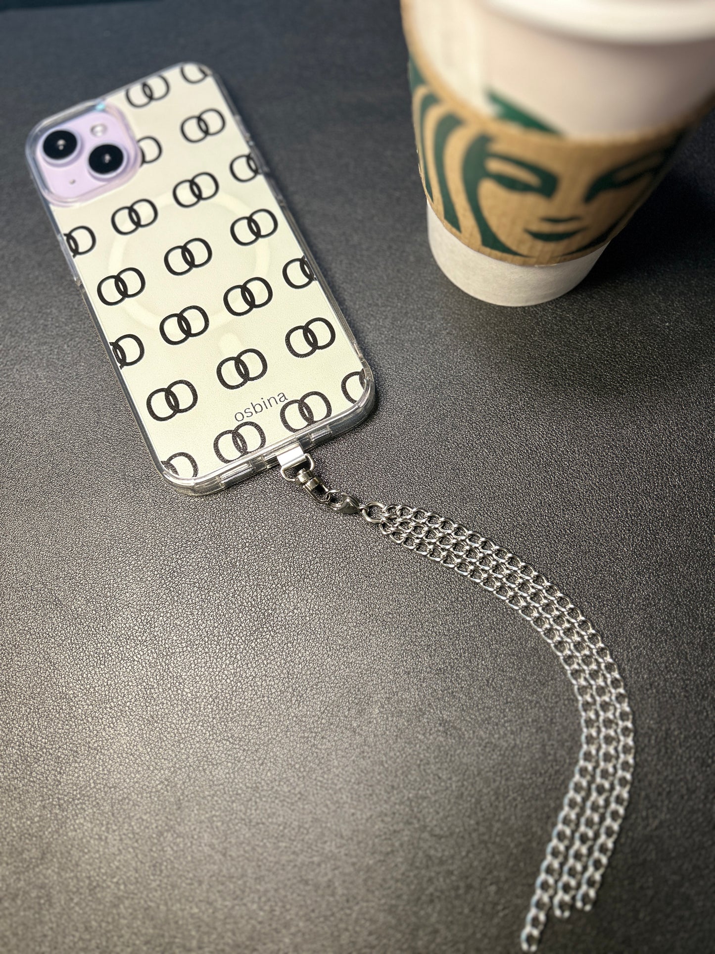 osbina Green | Signature No. 01 Designer Case + Chain Set | MagSafe for iPhone