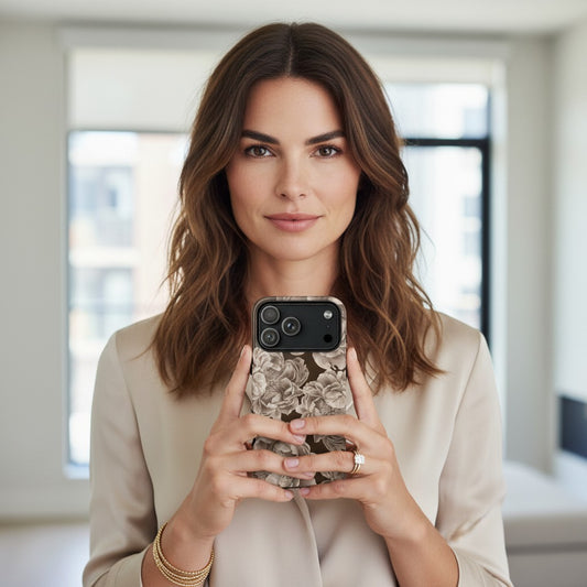 osbina | Peony Espresso Designer Case